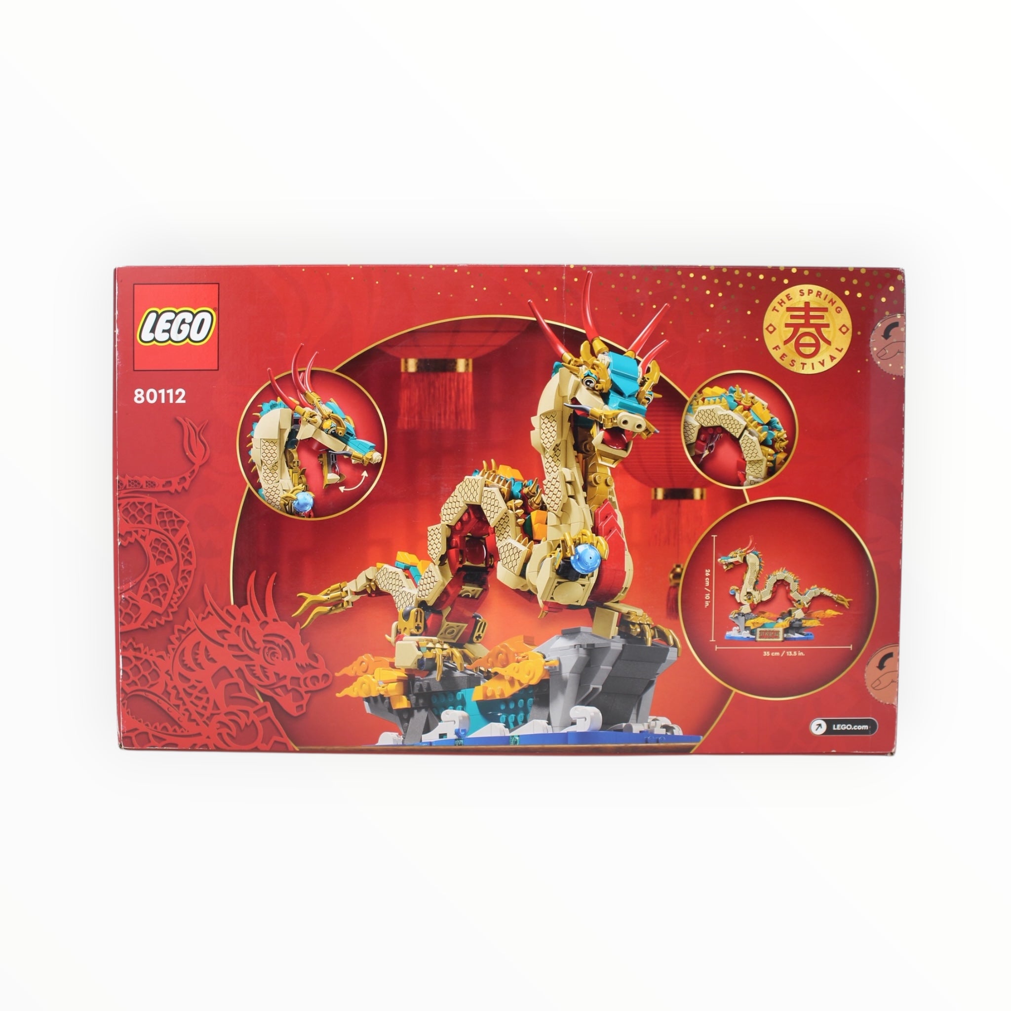 Retired Set 80112 LEGO Auspicious Dragon (slight box damage)