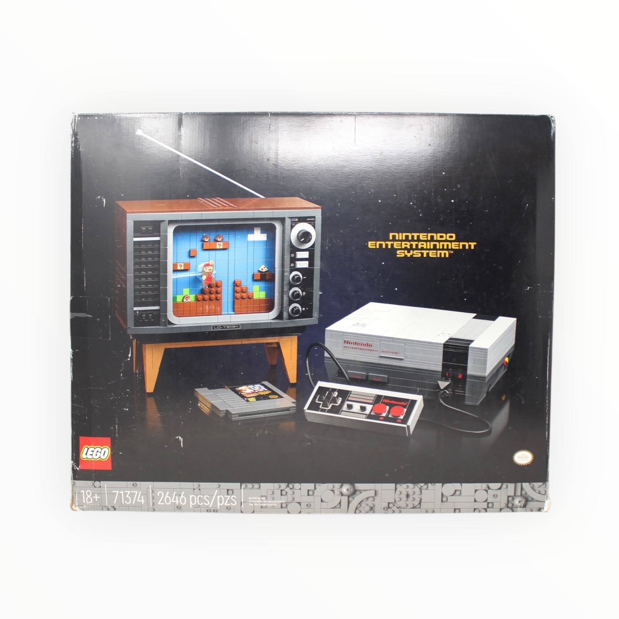 Certified Used Set 71374 Super Mario Nintendo Entertainment System (damaged box, most bags sealed)