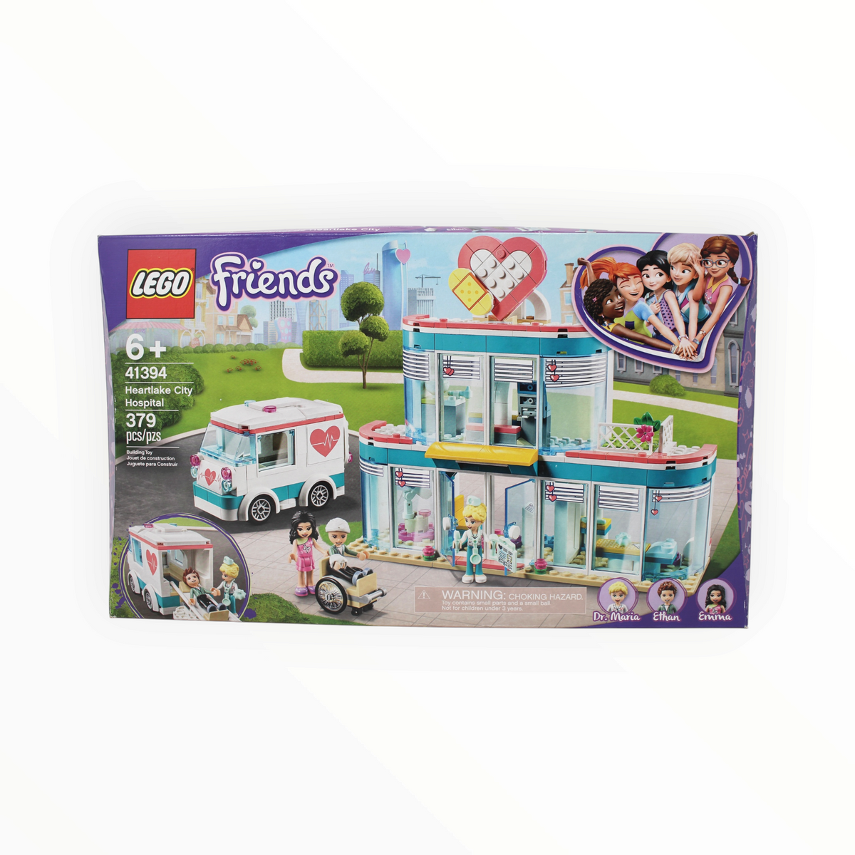 Certified Used Set 41394 Friends Heartlake Hospital (some box damage)