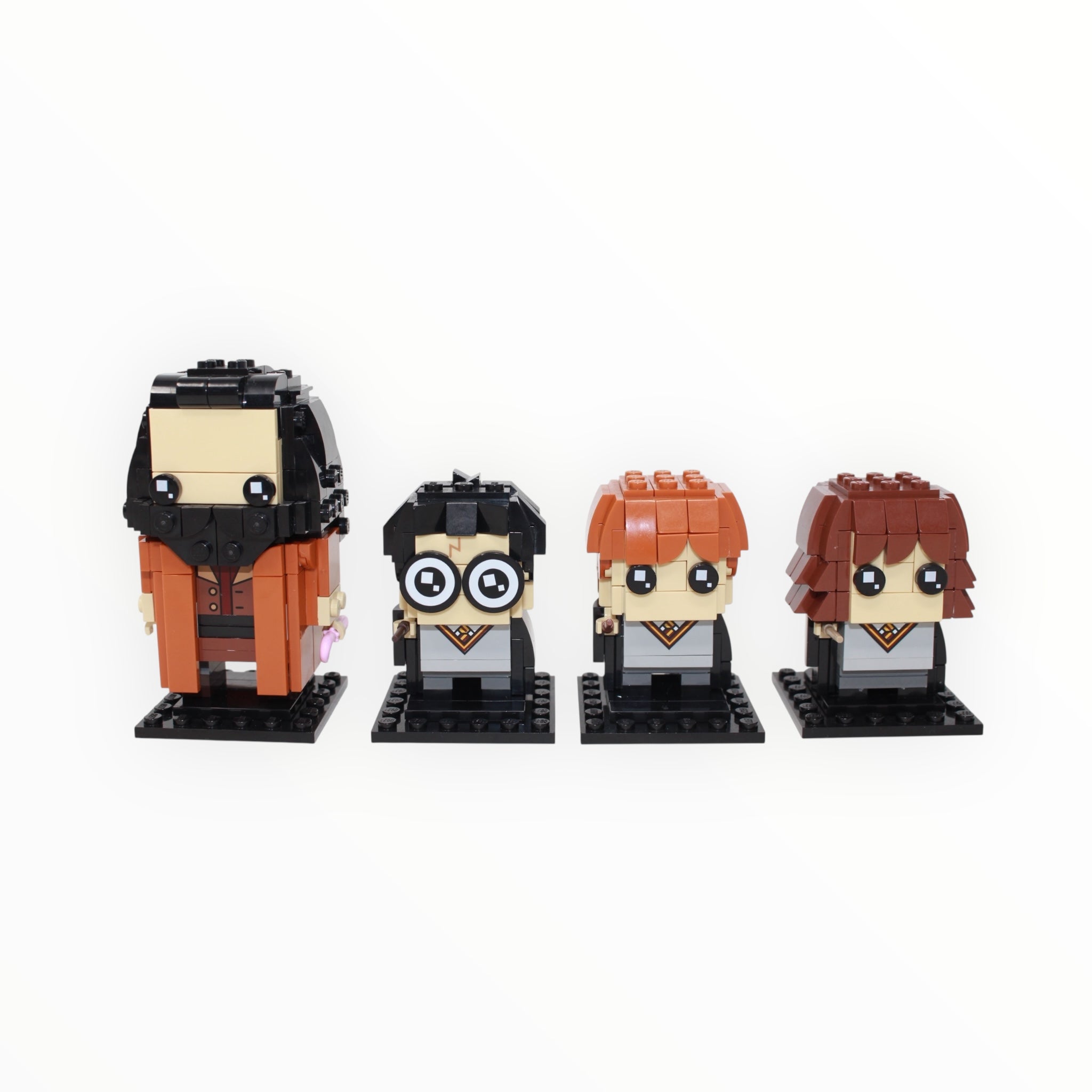 Used Set 40495 BrickHeadz Harry Potter Harry, Hermione, Ron & Hagrid