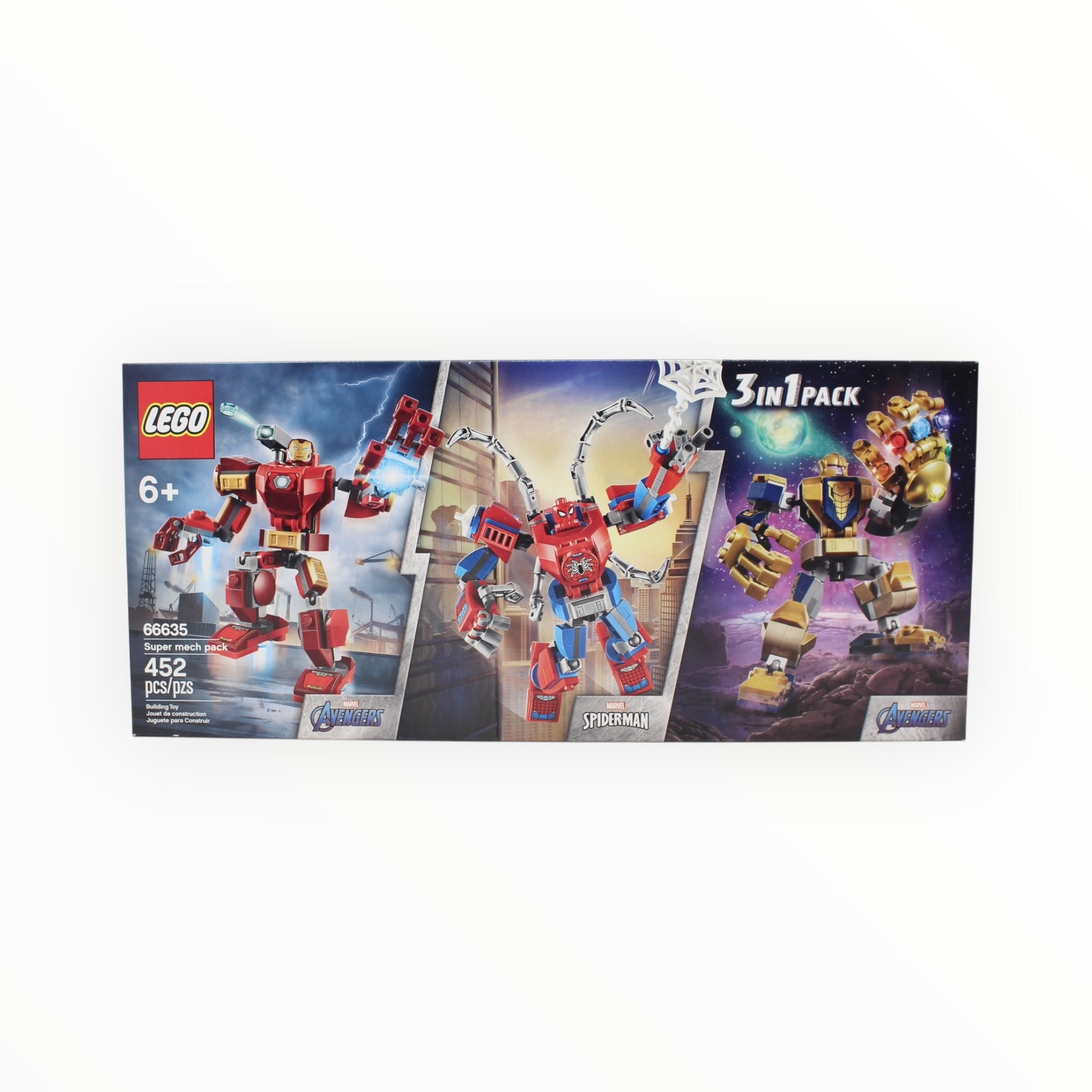 Retired Set 66635 Marvel Super mech pack (Set # 76140, 76141, 76146)