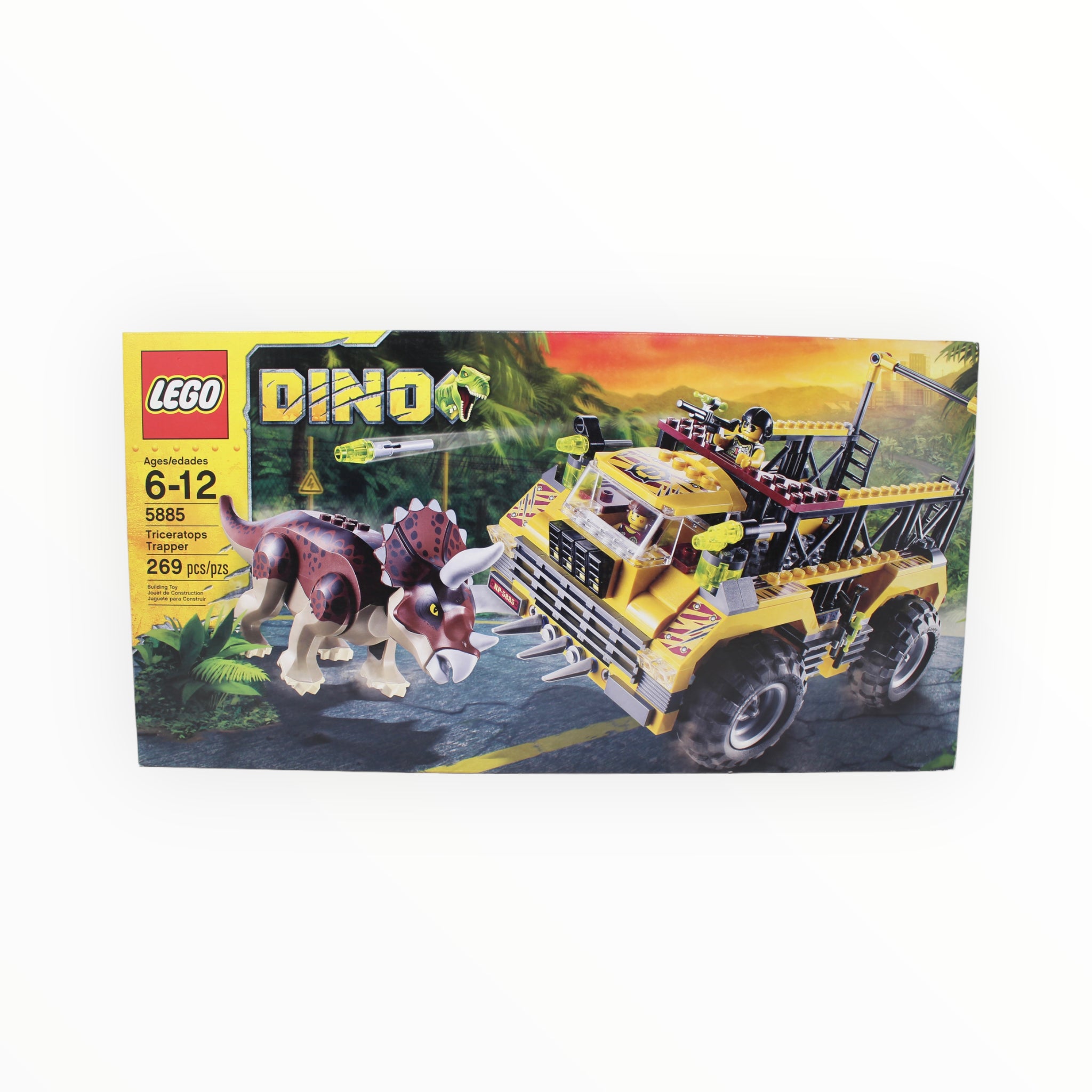 Retired Set 5885 Dino Triceratops Trapper