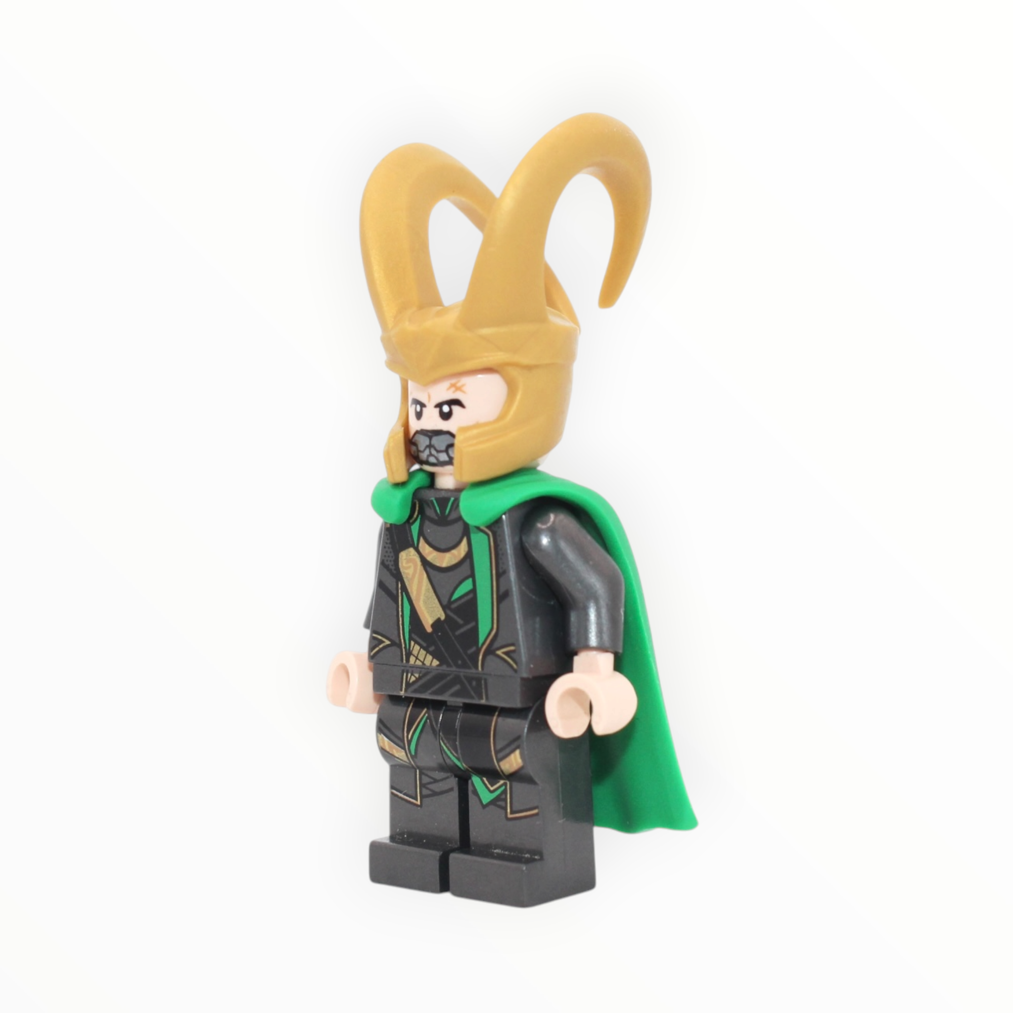 Loki (pearl dark gray suit, rubber cape, 2024)