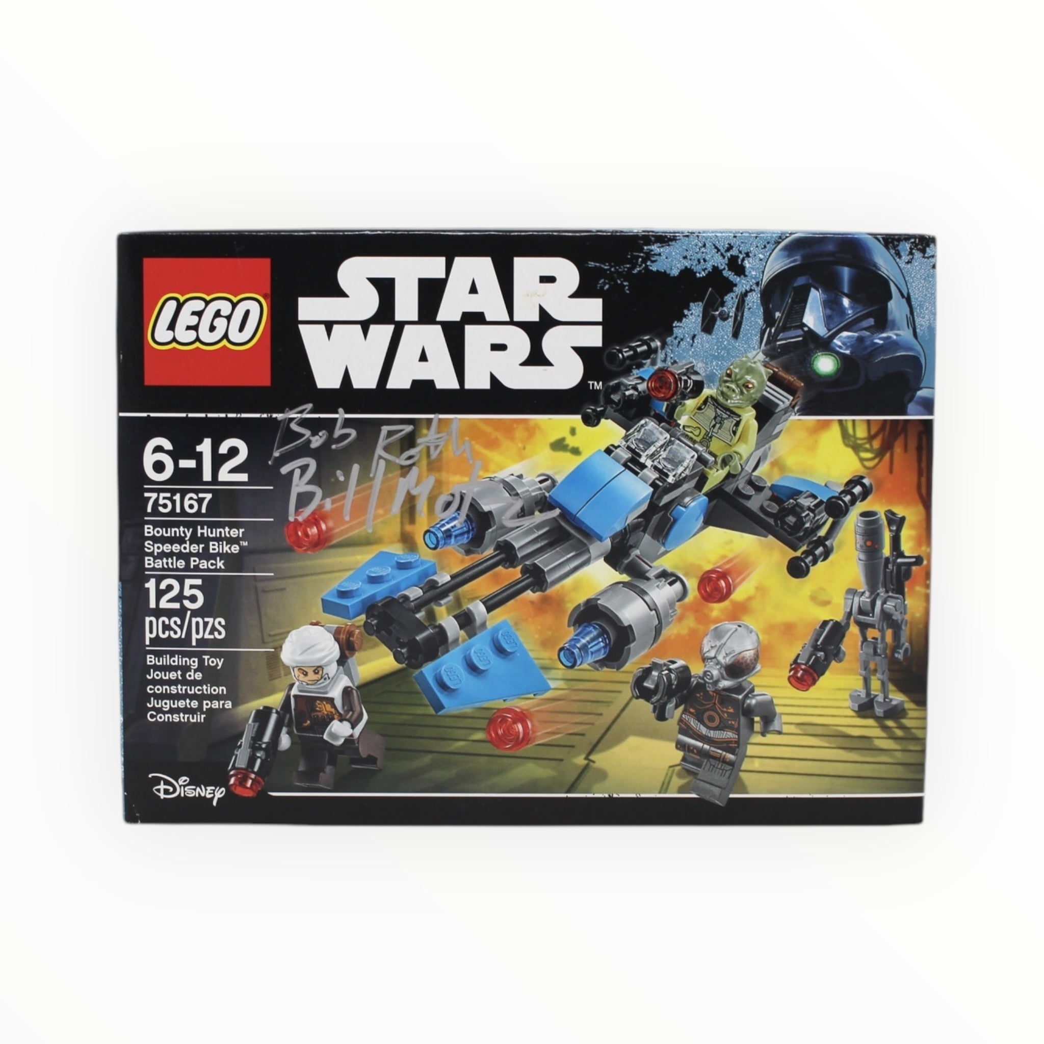 Retired Set 75167 Star Wars Bounty Hunter Speeder Bike Battle Pack (signed)