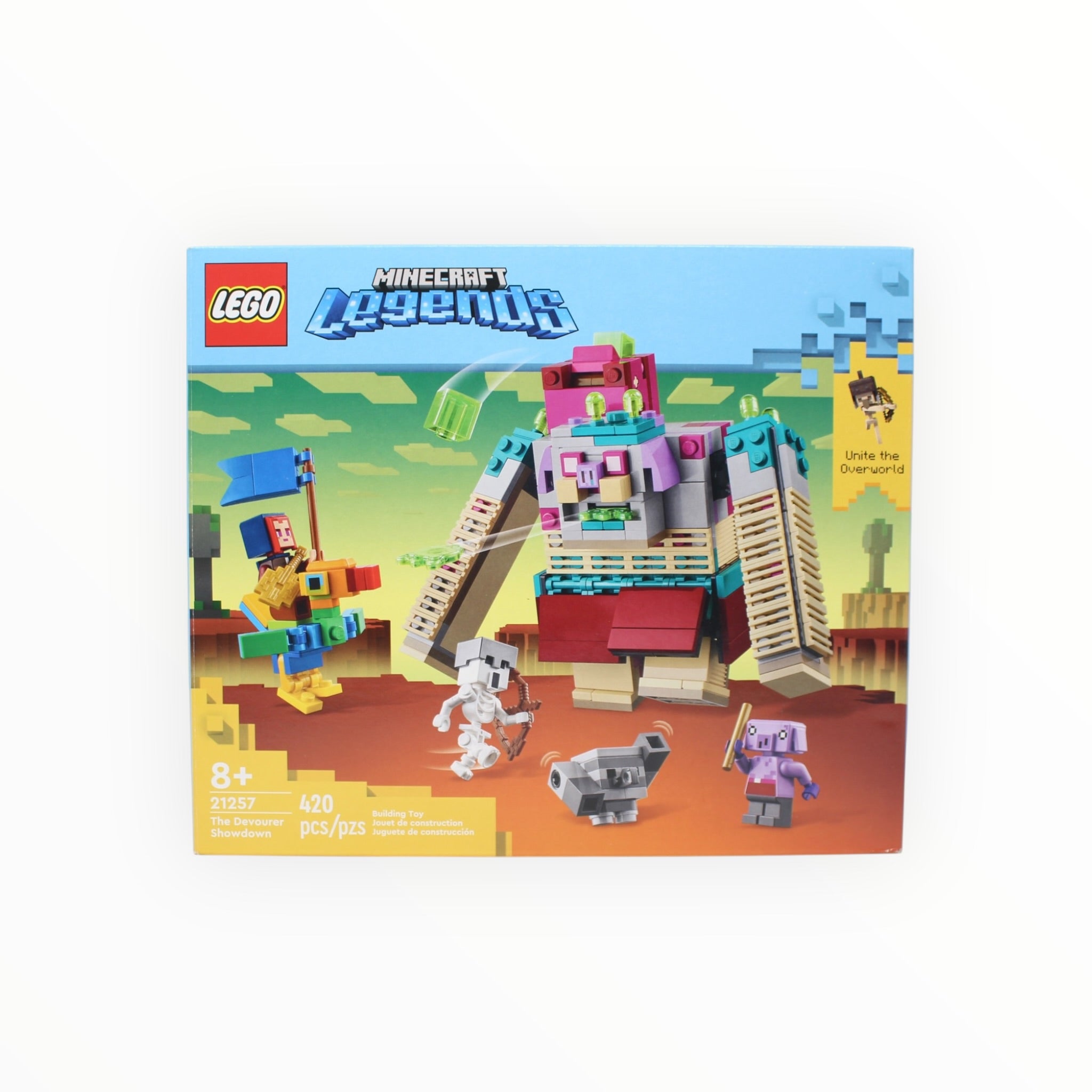 Certified Used Set 21257 Minecraft Legends The Devourer Showdown
