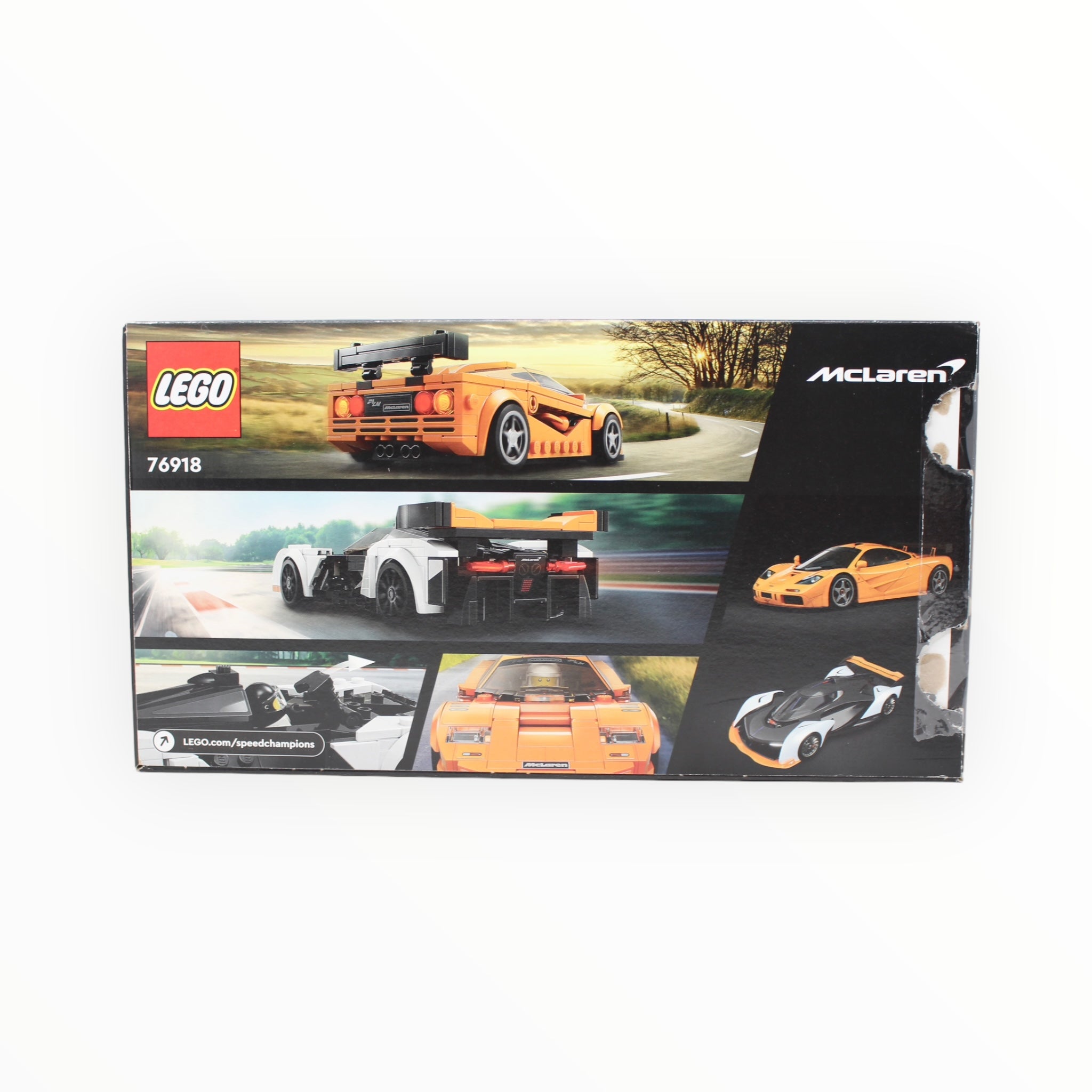 Certified Used Set 76918 Speed Champions McLaren Solus GT & McLaren F1 LM