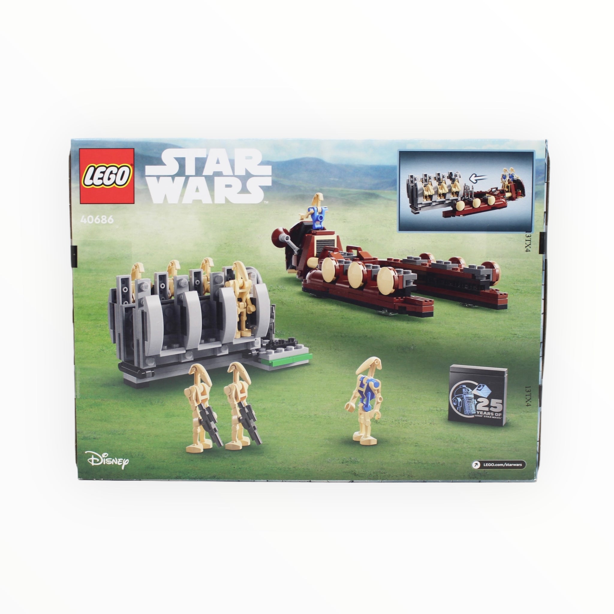 Retired Set 40686 Star Wars Trade Federation Troop Carrier