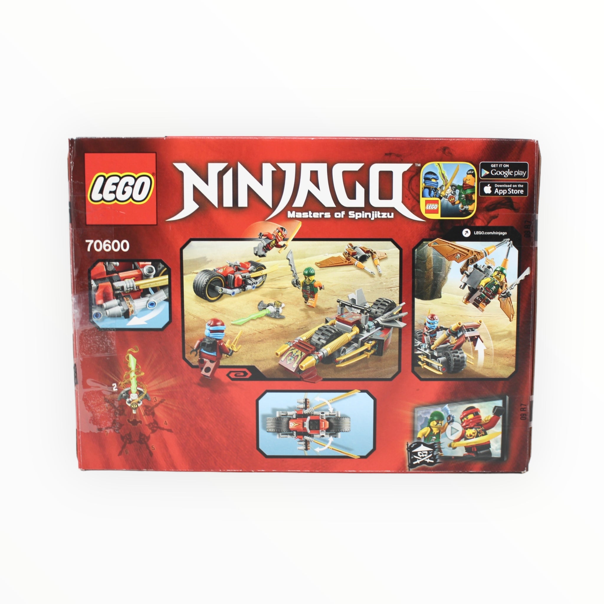 Certified Used Set 70600 Ninjago Ninja Bike Chase