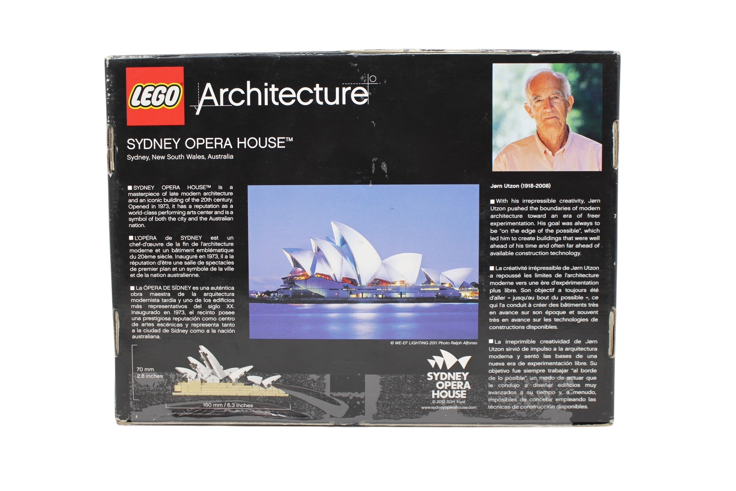 Certified Used Set 21012 Architecture Sydney Opera House (open box, sealed bags)