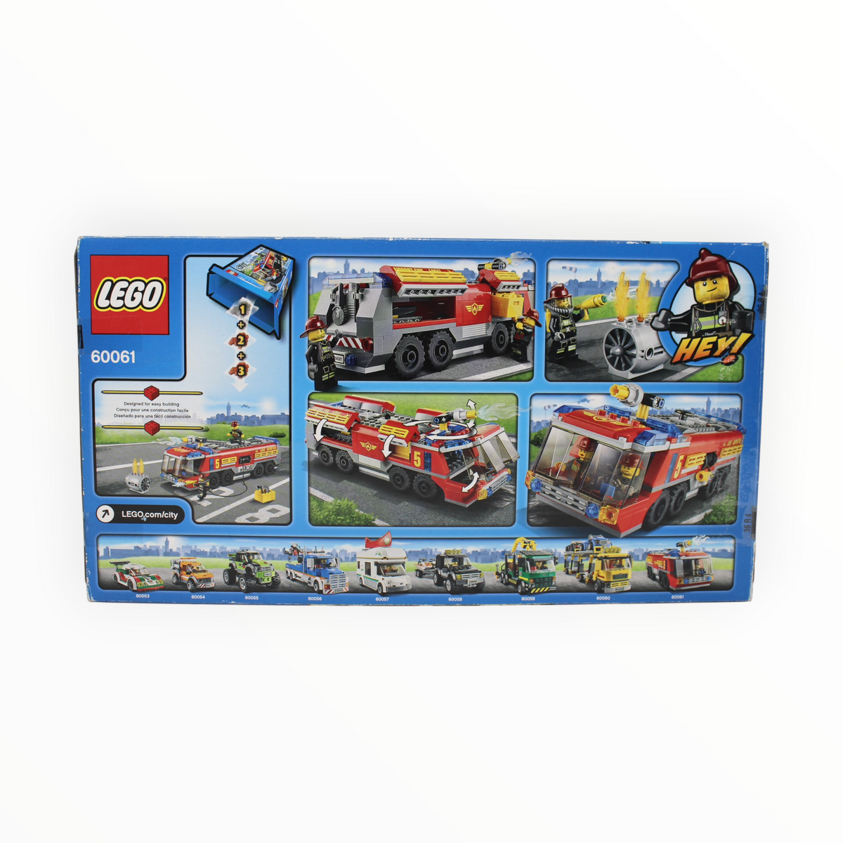 Certified Used Set 60061 LEGO City Airport Fire Truck