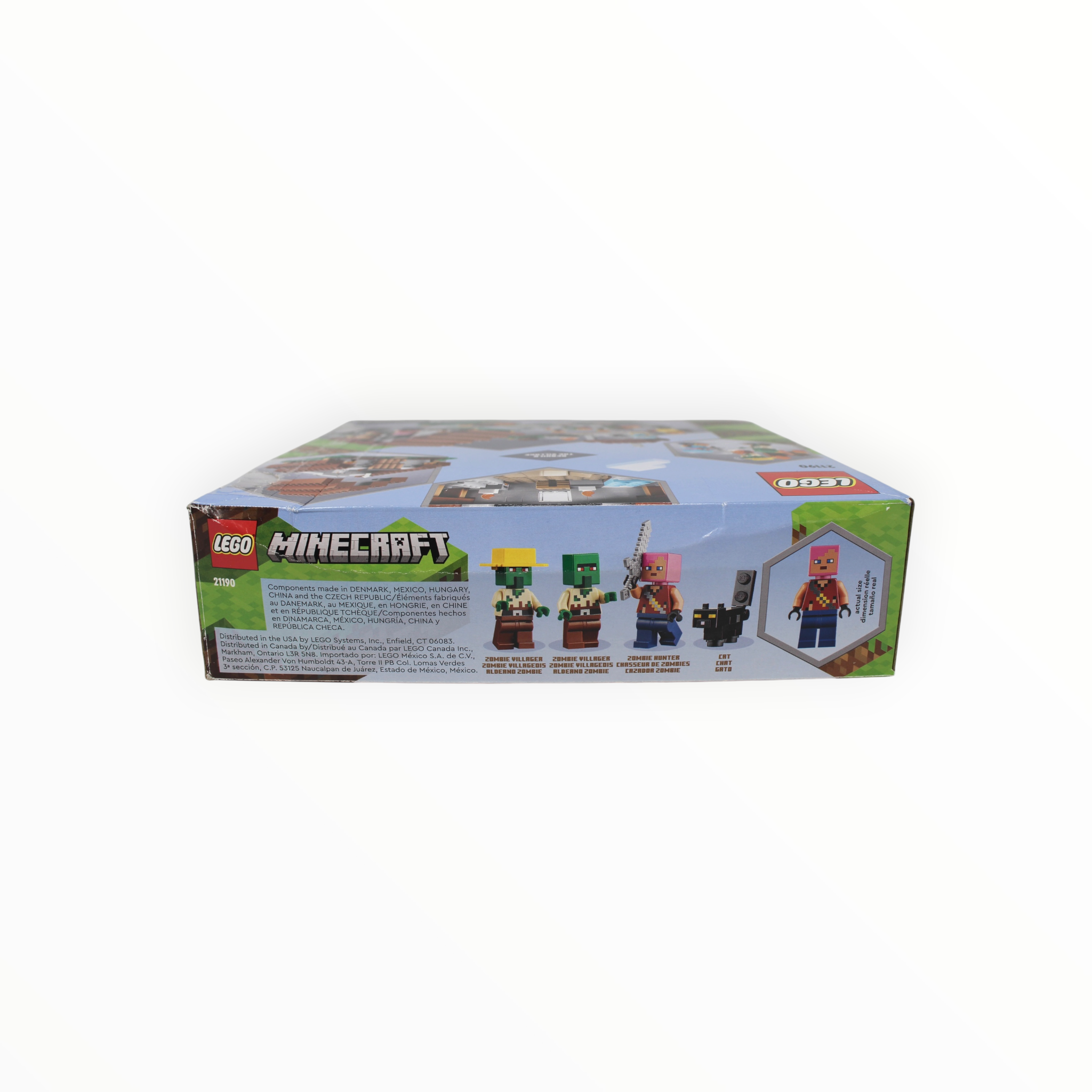Certified Used Set 21190 Minecraft The Abandoned Village (some box damage)