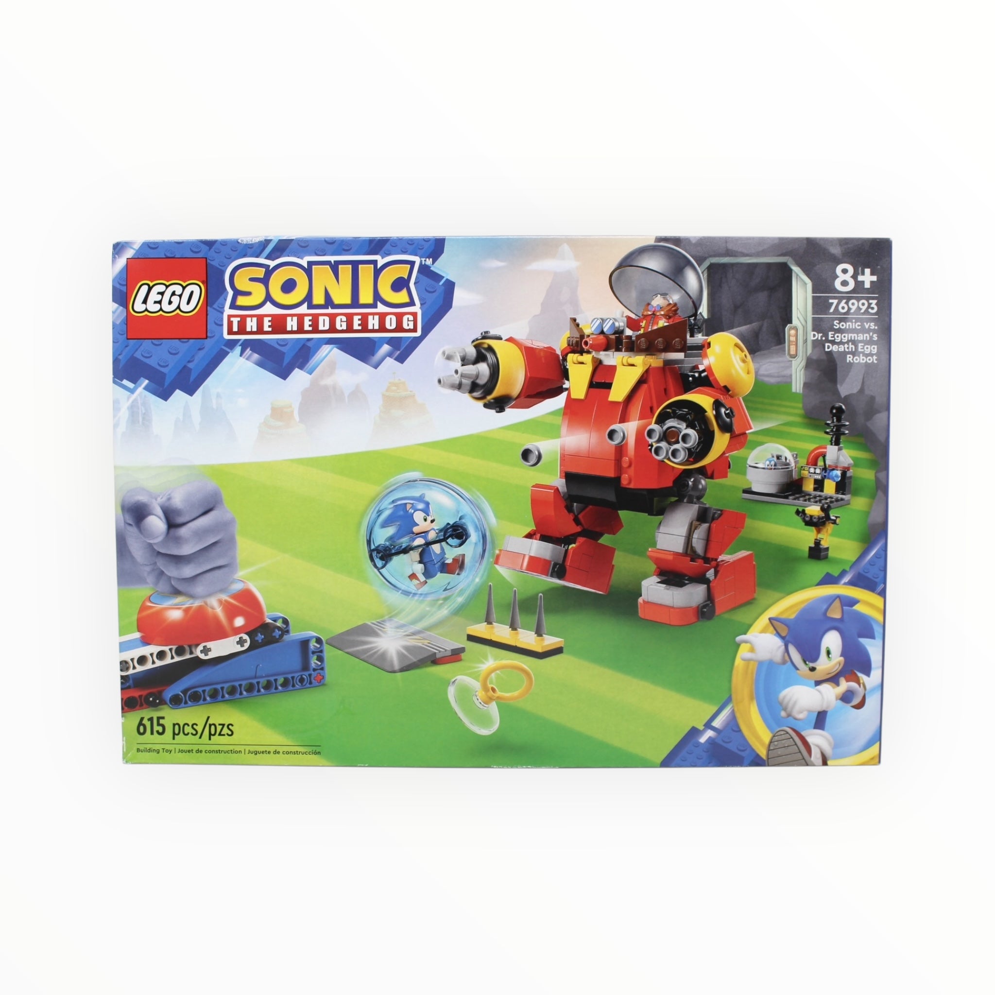 Retired Set 76993 Sonic the Hedgehog Sonic vs. Dr. Eggman’s Death Egg Robot