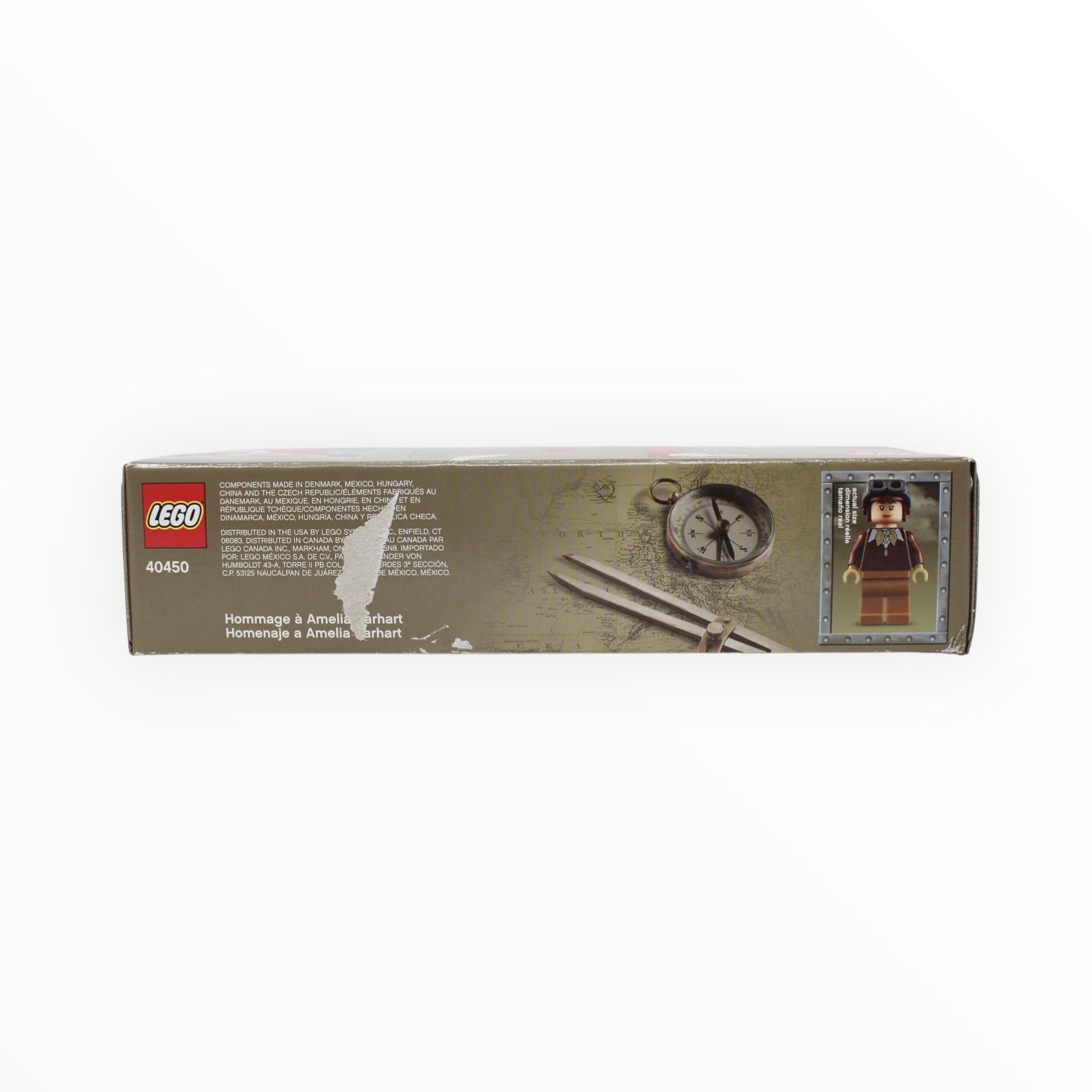 Retired Set 40450 LEGO Amelia Earhart Tribute (damaged box)