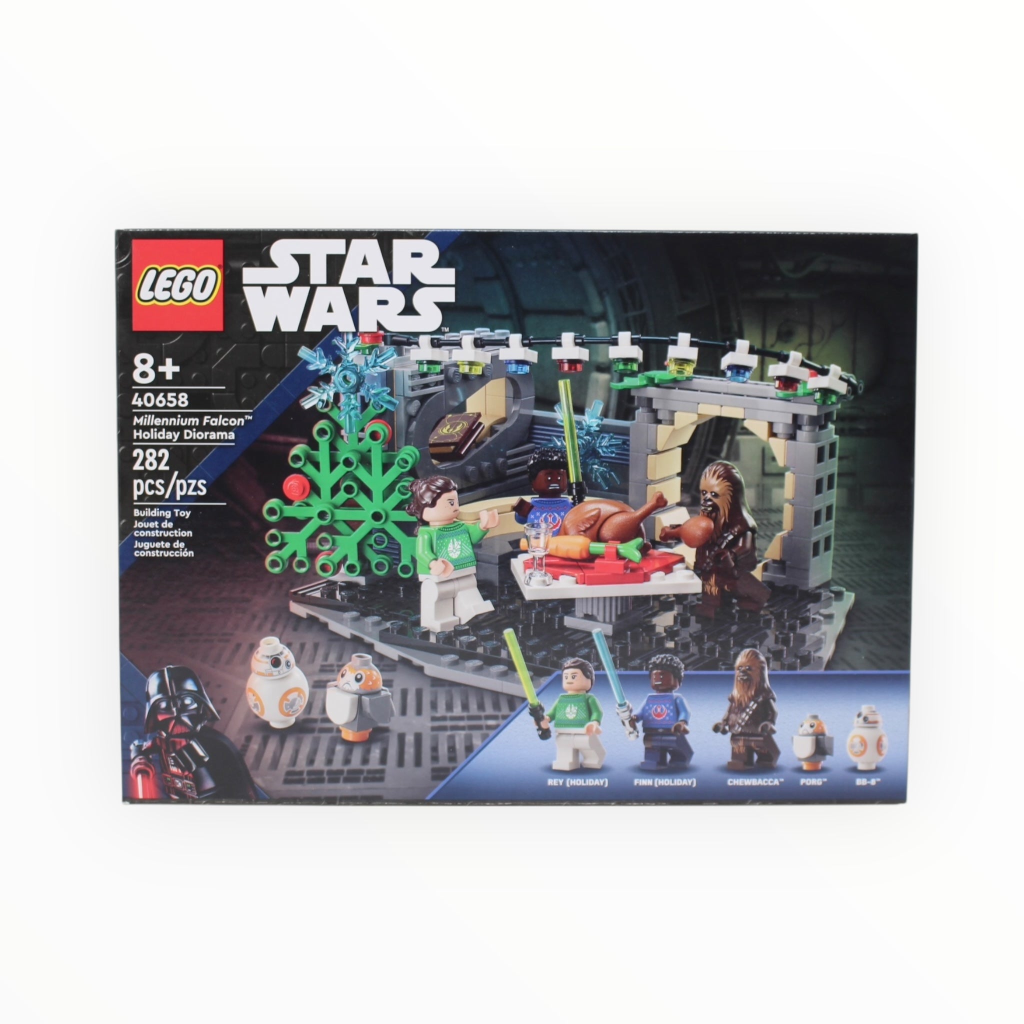 Retired Set 40658 Star Wars Millennium Falcon Holiday Diorama