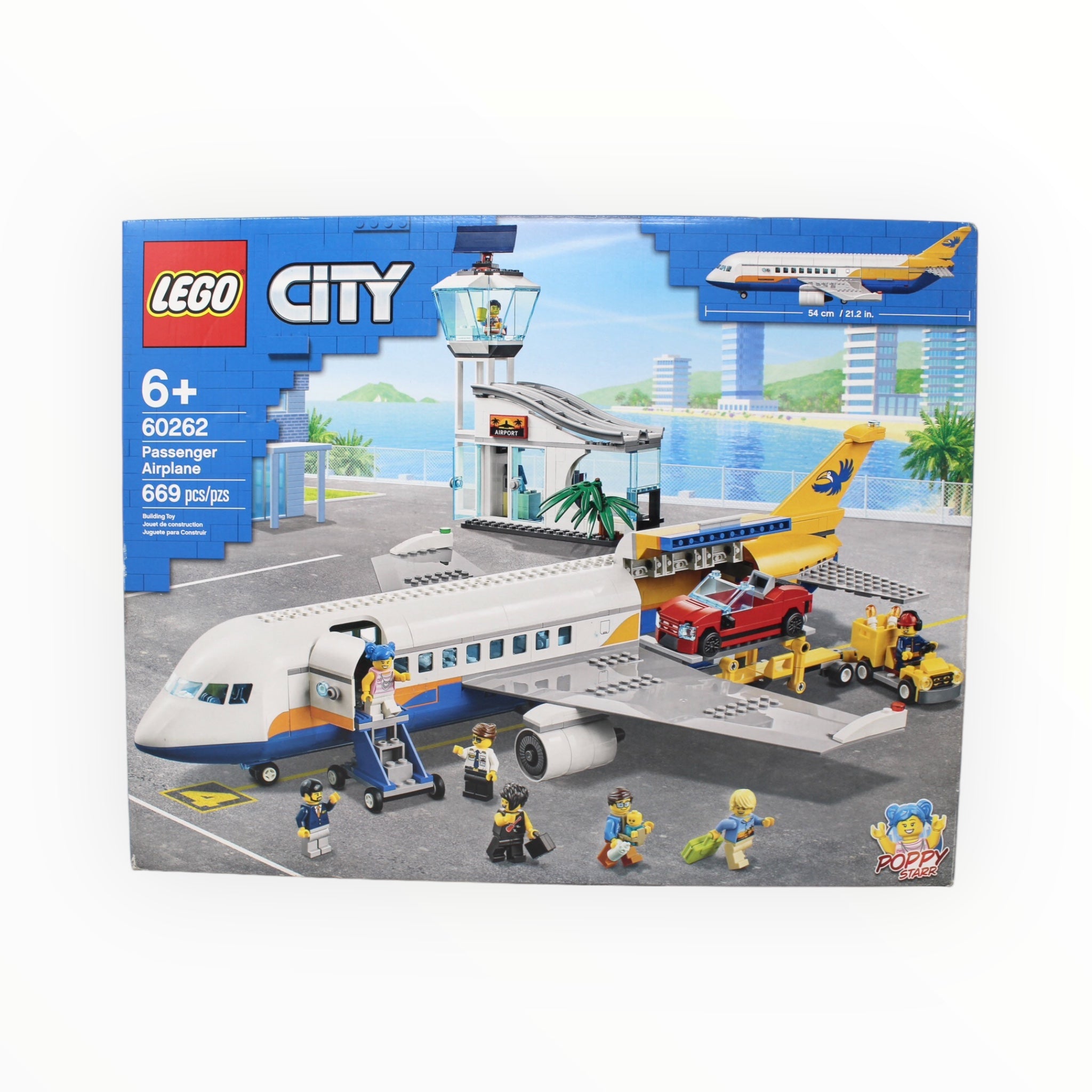 Retired Set 60262 City Passenger Airplane (damaged box)