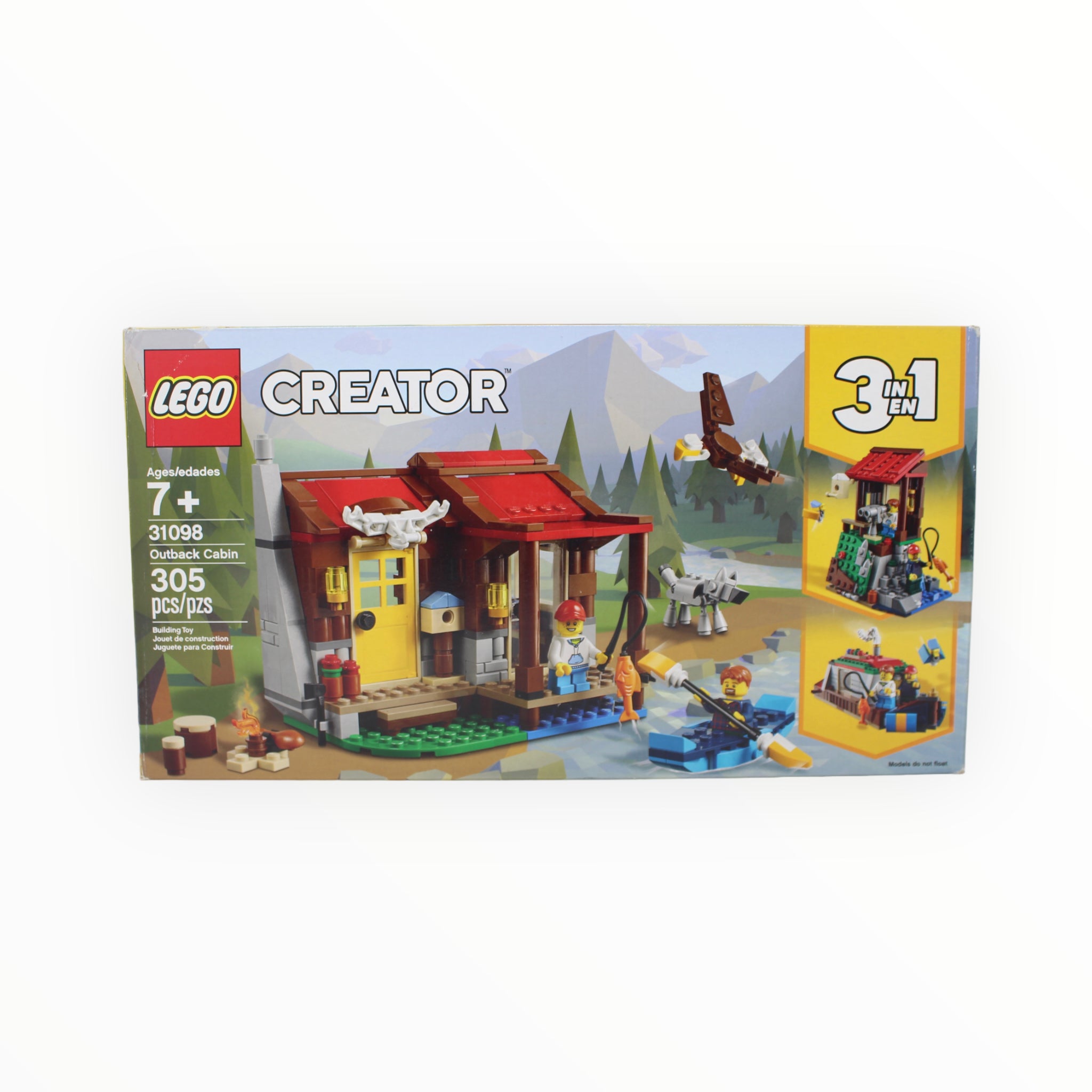 Certified Used Set 31098 Creator Outback Cabin