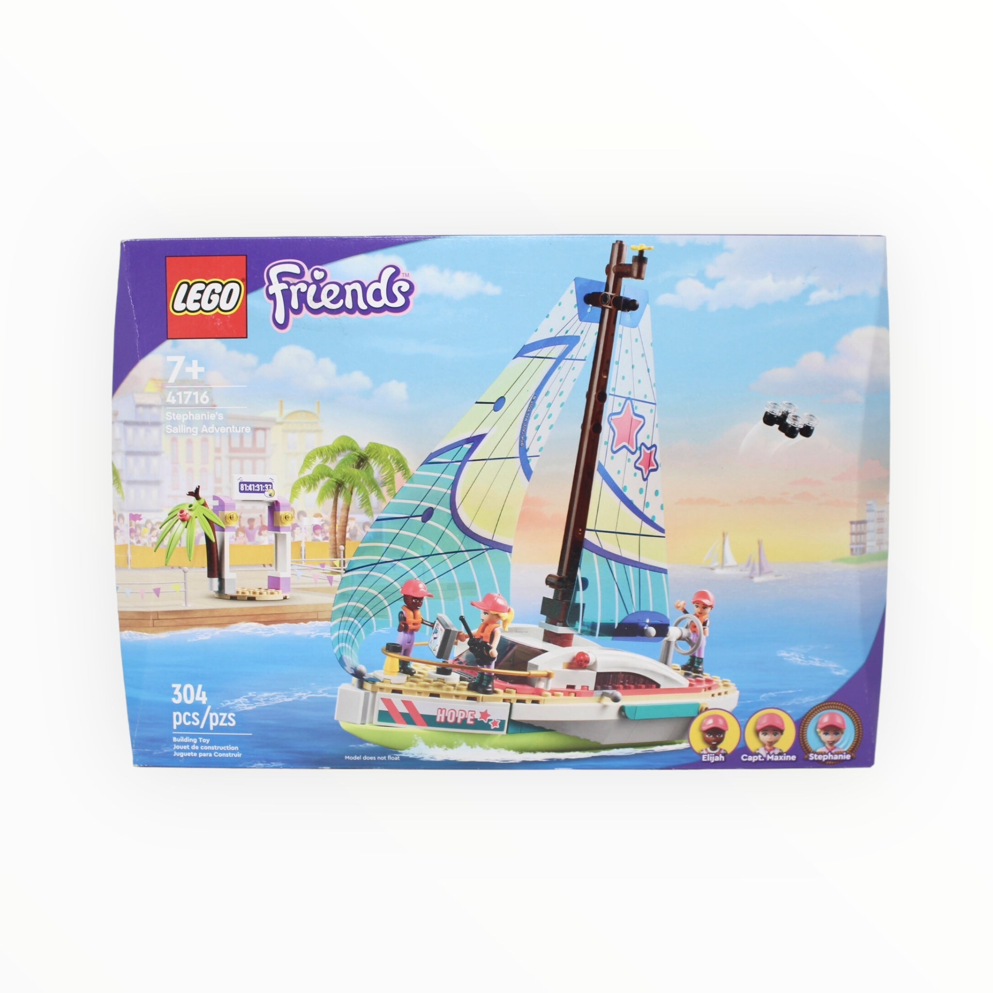 Retired Set 41716 Friends Stephanie’s Sailing Adventure