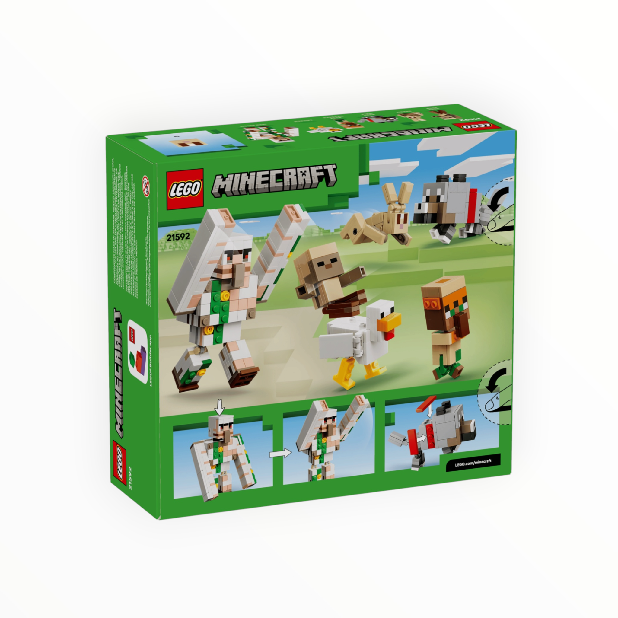 21592 Minecraft Chicken Jockey Desert Attack