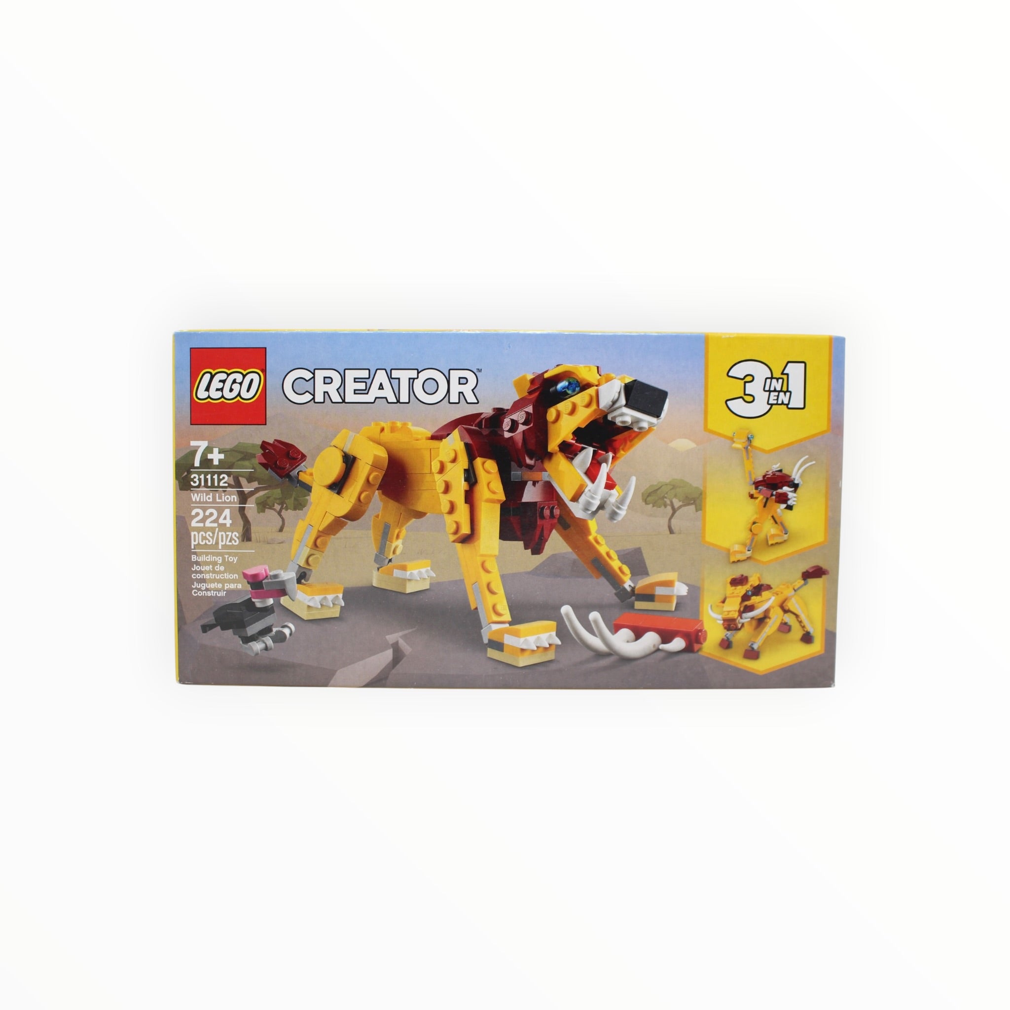 Retired Set 31112 Creator Wild Lion (slight box damage)