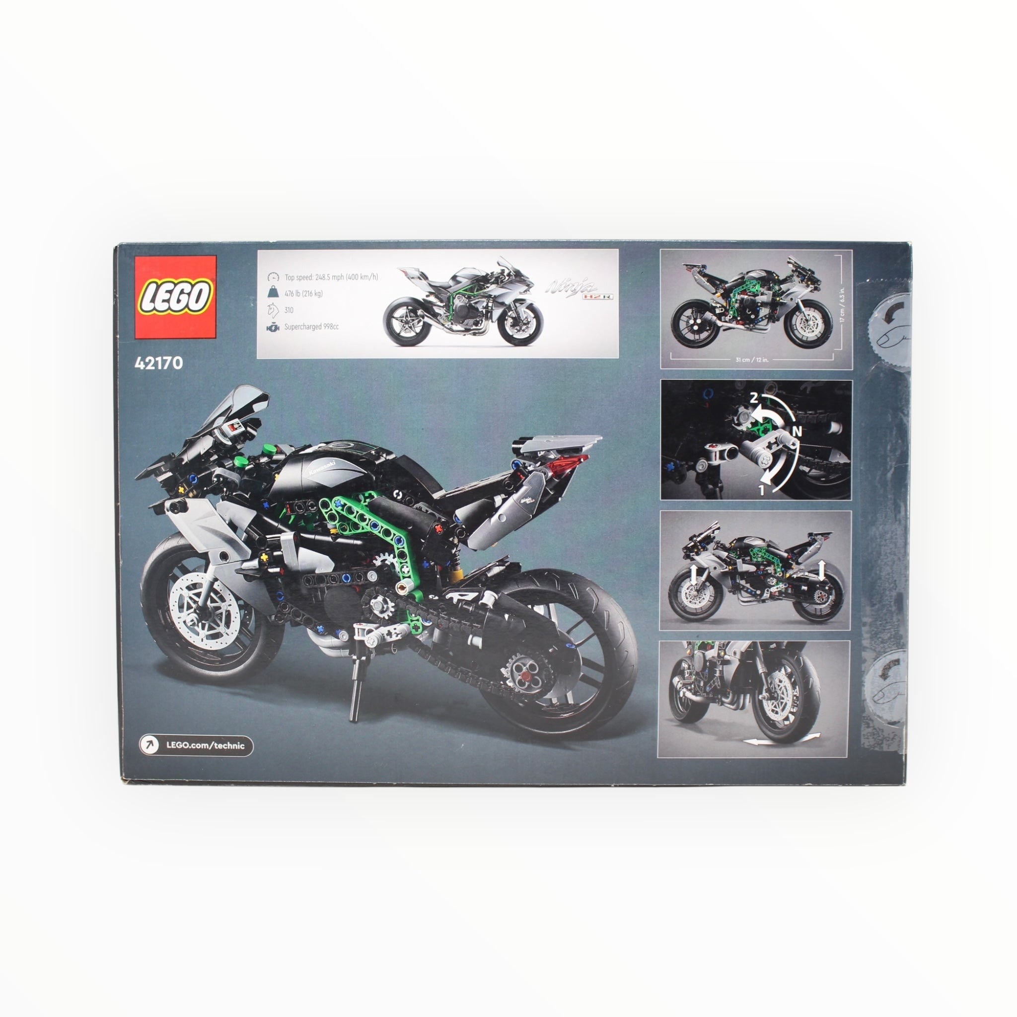 Certified Used Set 42170 Technic Kawasaki Ninja H2 R