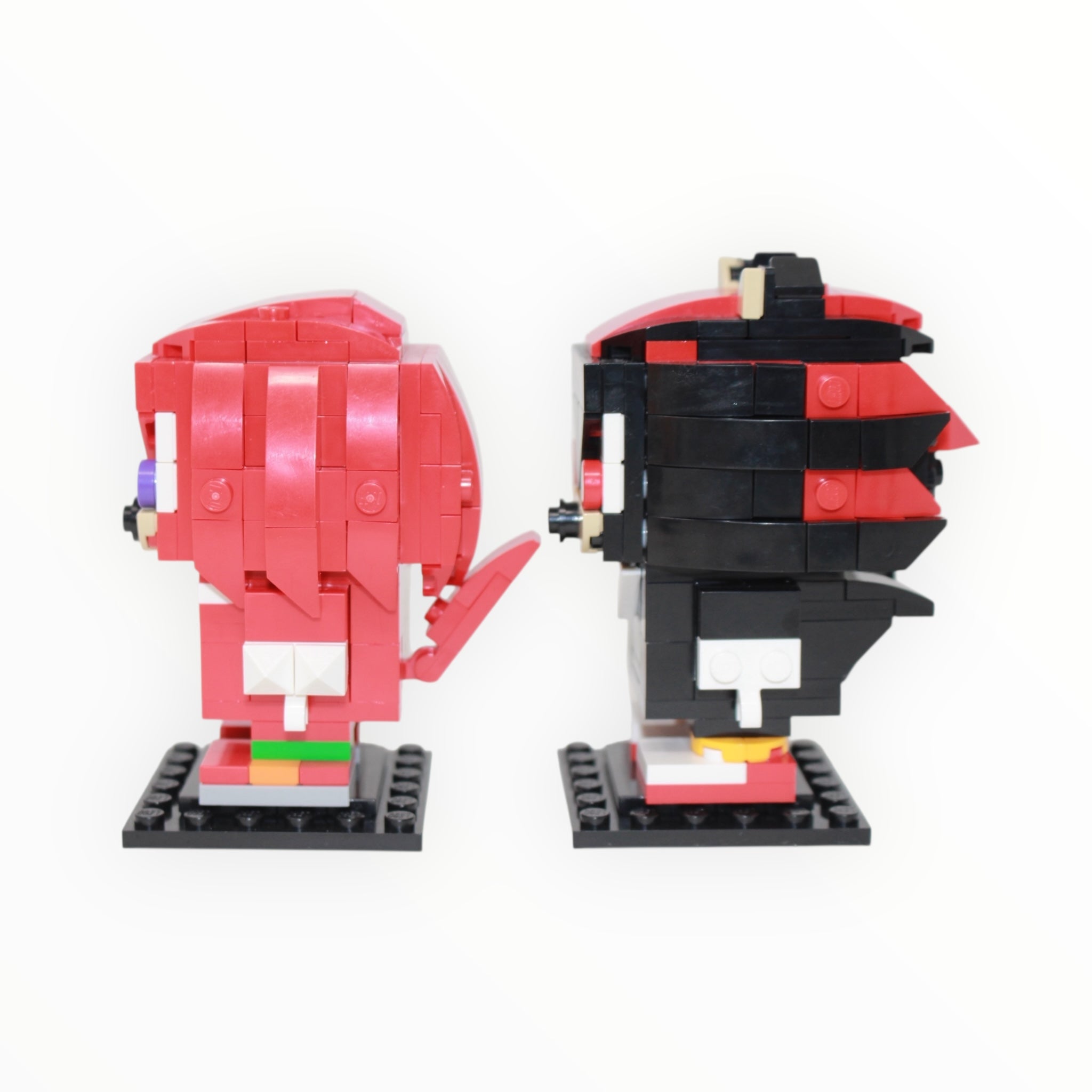 Used Set 40672 BrickHeadz Sonic the Hedgehog: Knuckles & Shadow