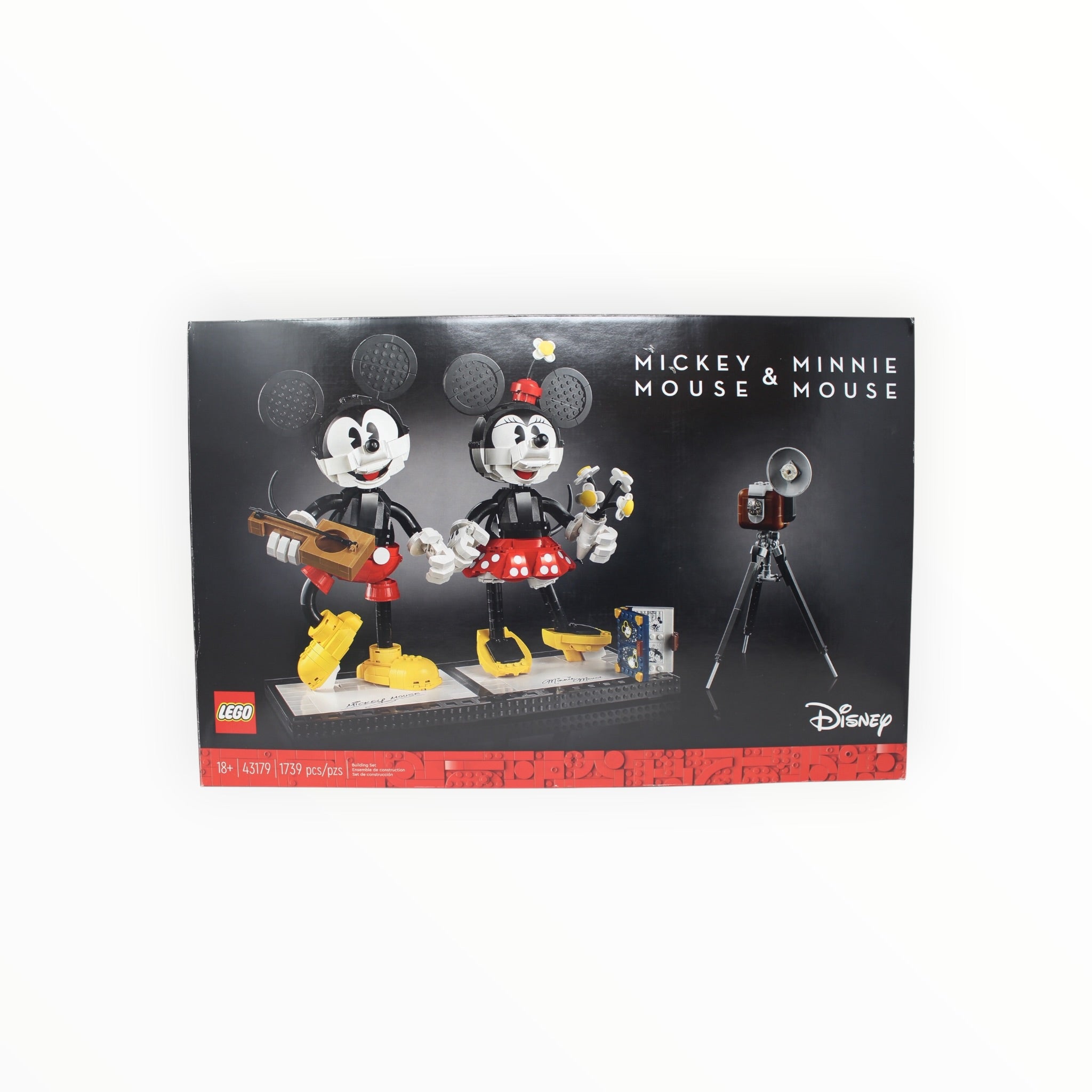 Certified Used Set 43179 Disney Mickey Mouse & Minnie Mouse (open box, sealed bags)