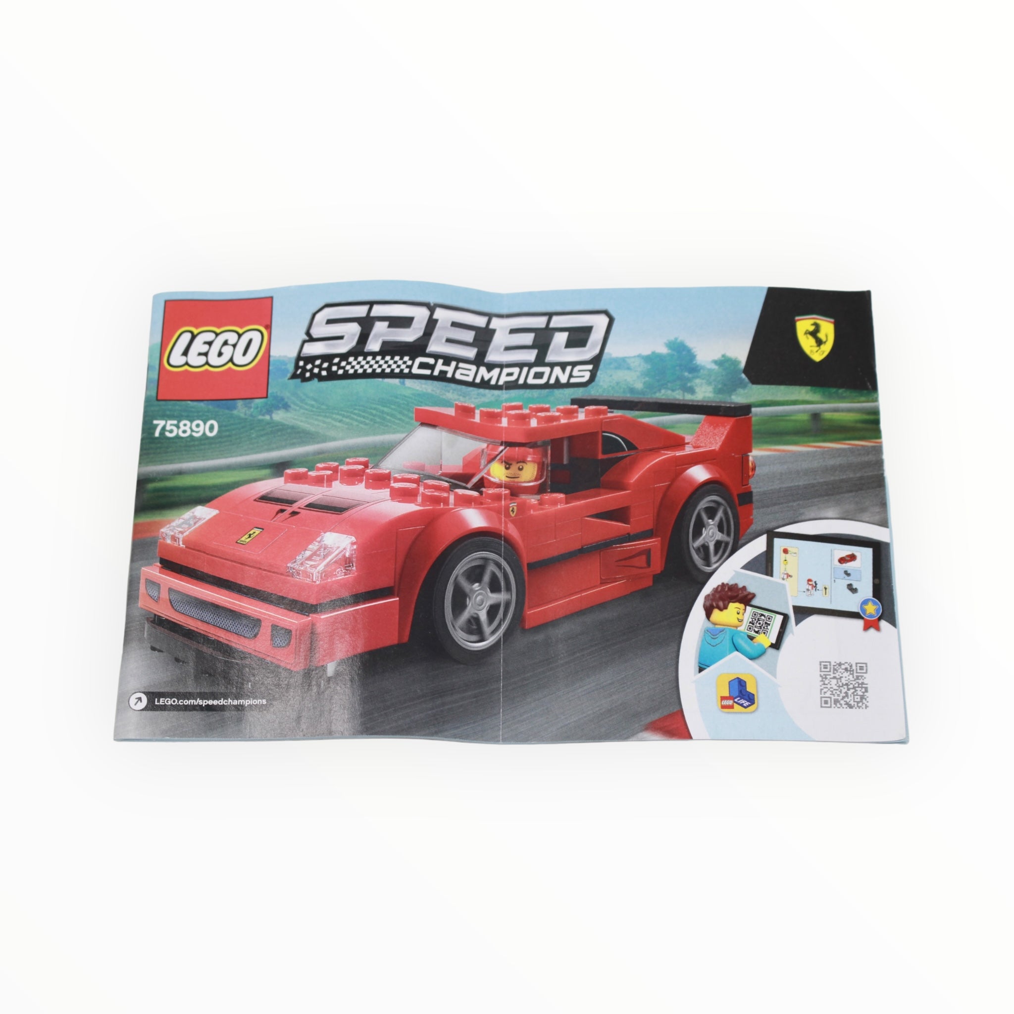 Used Set 75890 Speed Champions Ferrari F40 Competizione