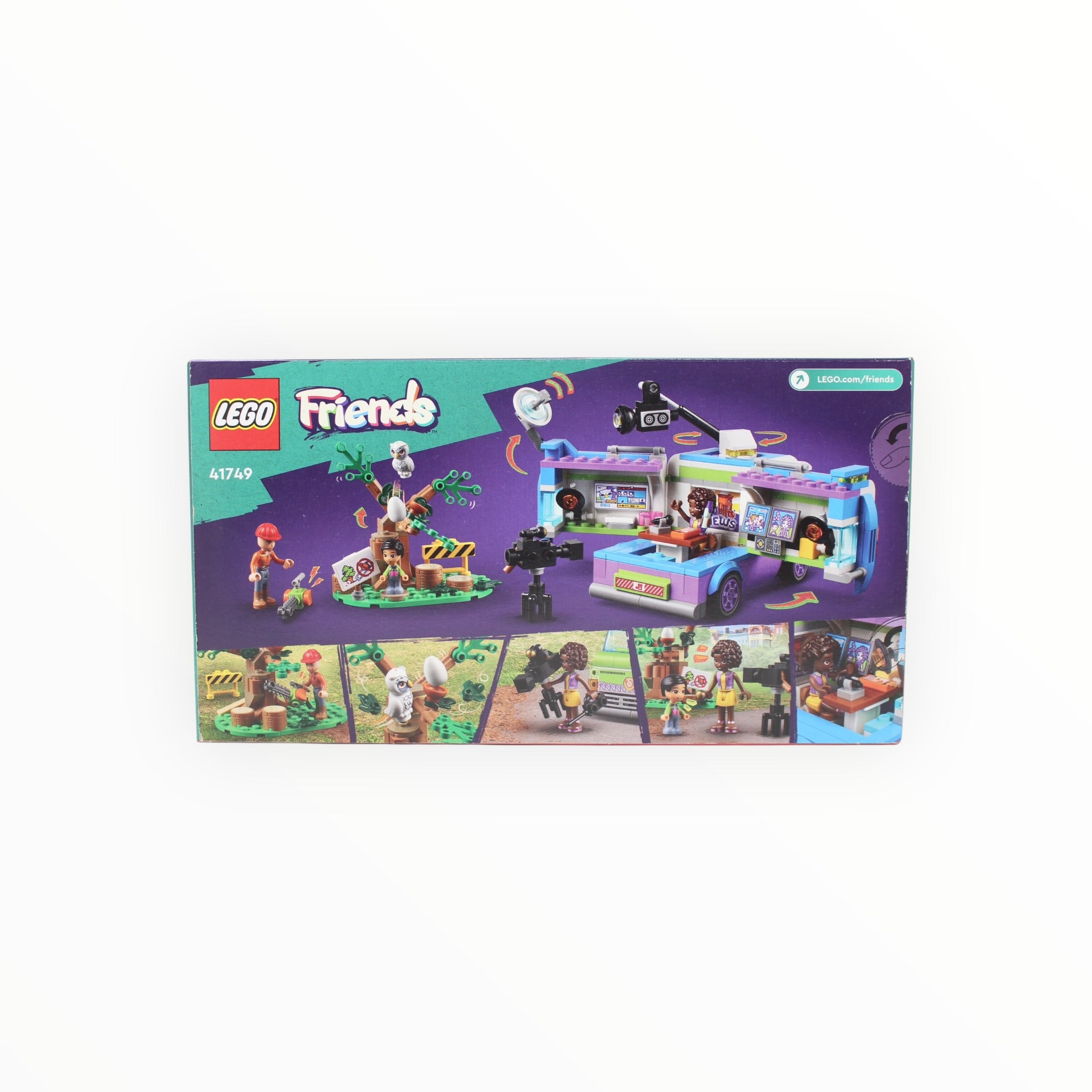 Retired Set 41749 Friends Newsroom Van