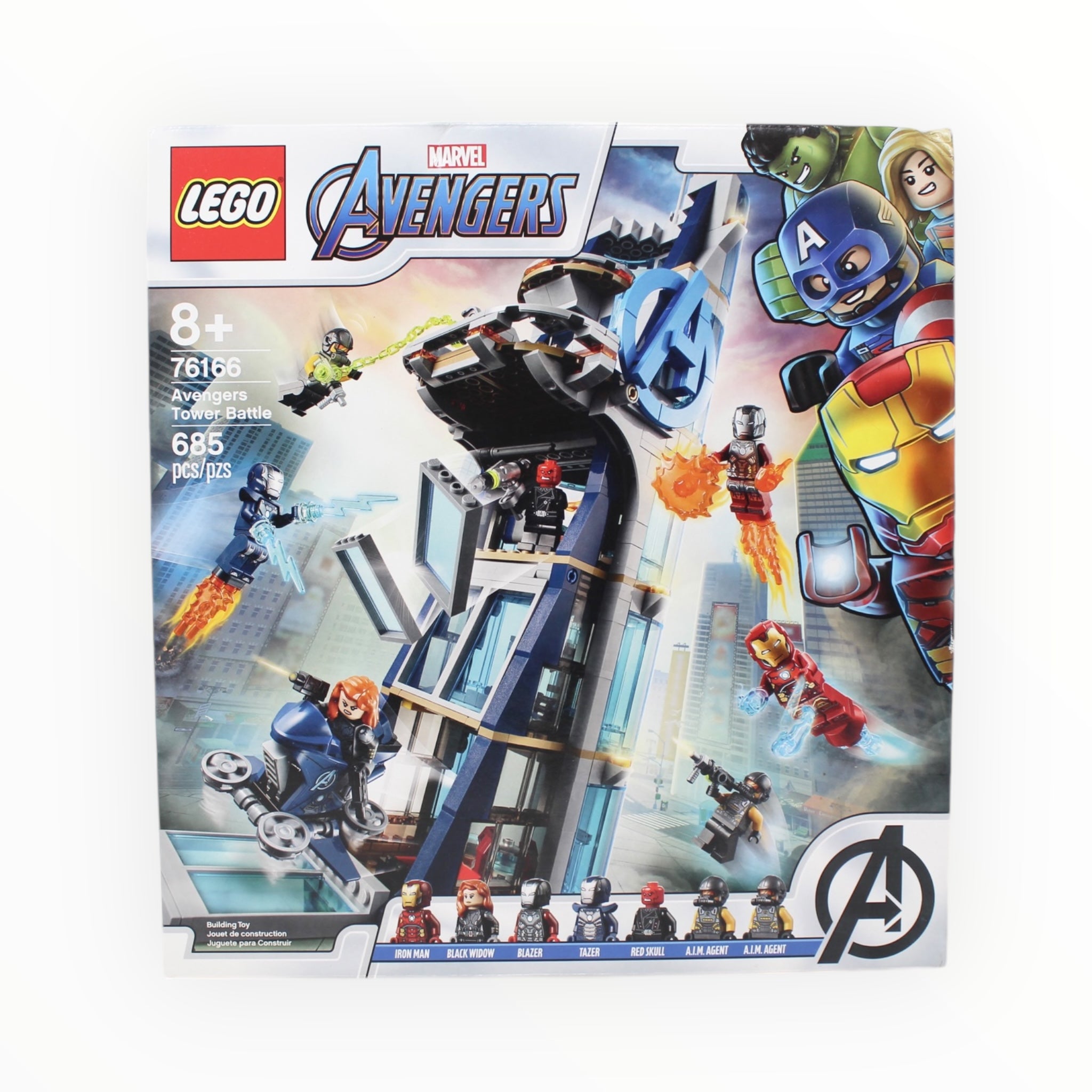 Retired Set 76166 Marvel Avengers Tower Battle (damaged box)
