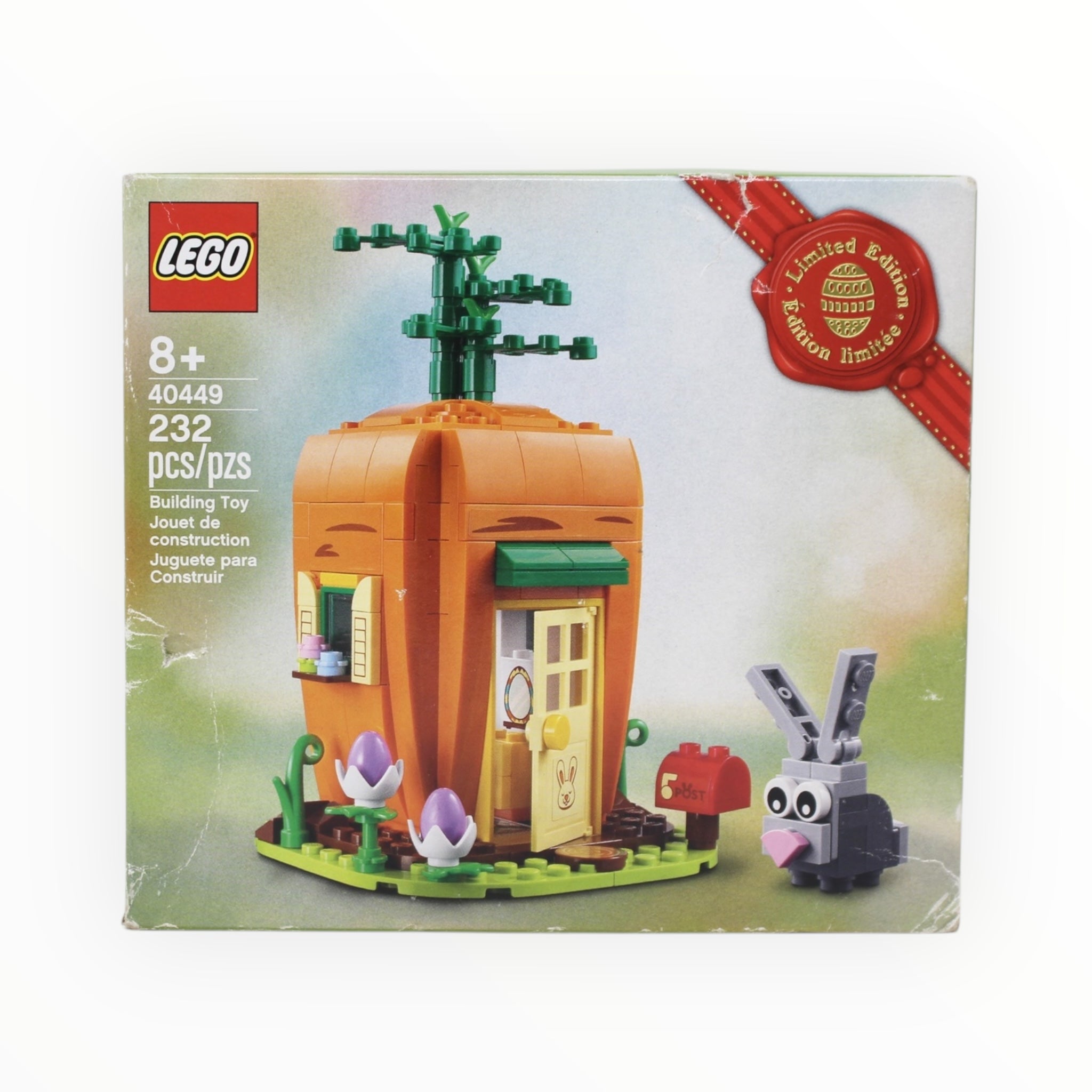 Retired Set 40449 LEGO Easter Bunny’s Carrot House (damaged box)