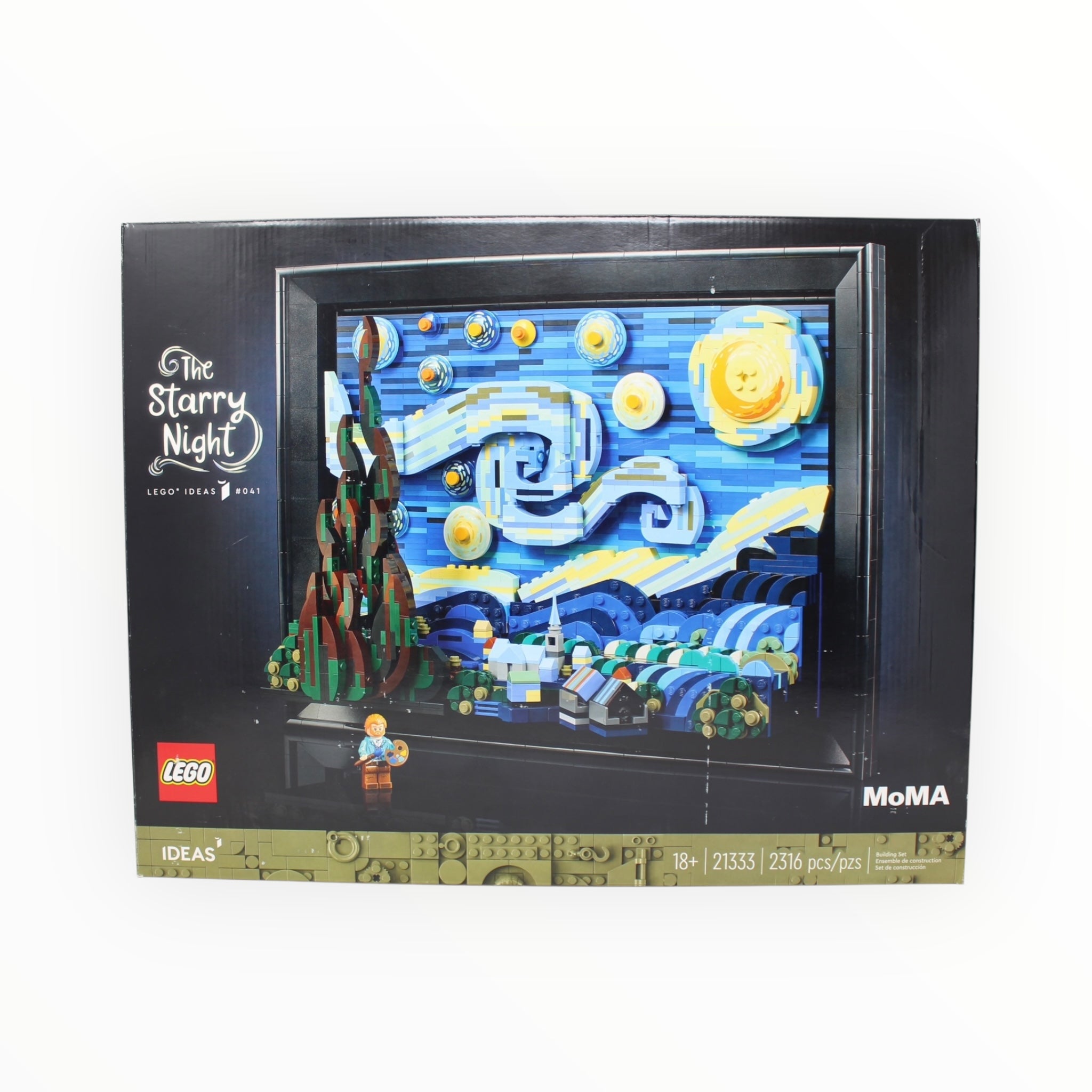Certified Used Set 21333 LEGO Ideas Vincent van Gogh - The Starry Night (open box, sealed bags)
