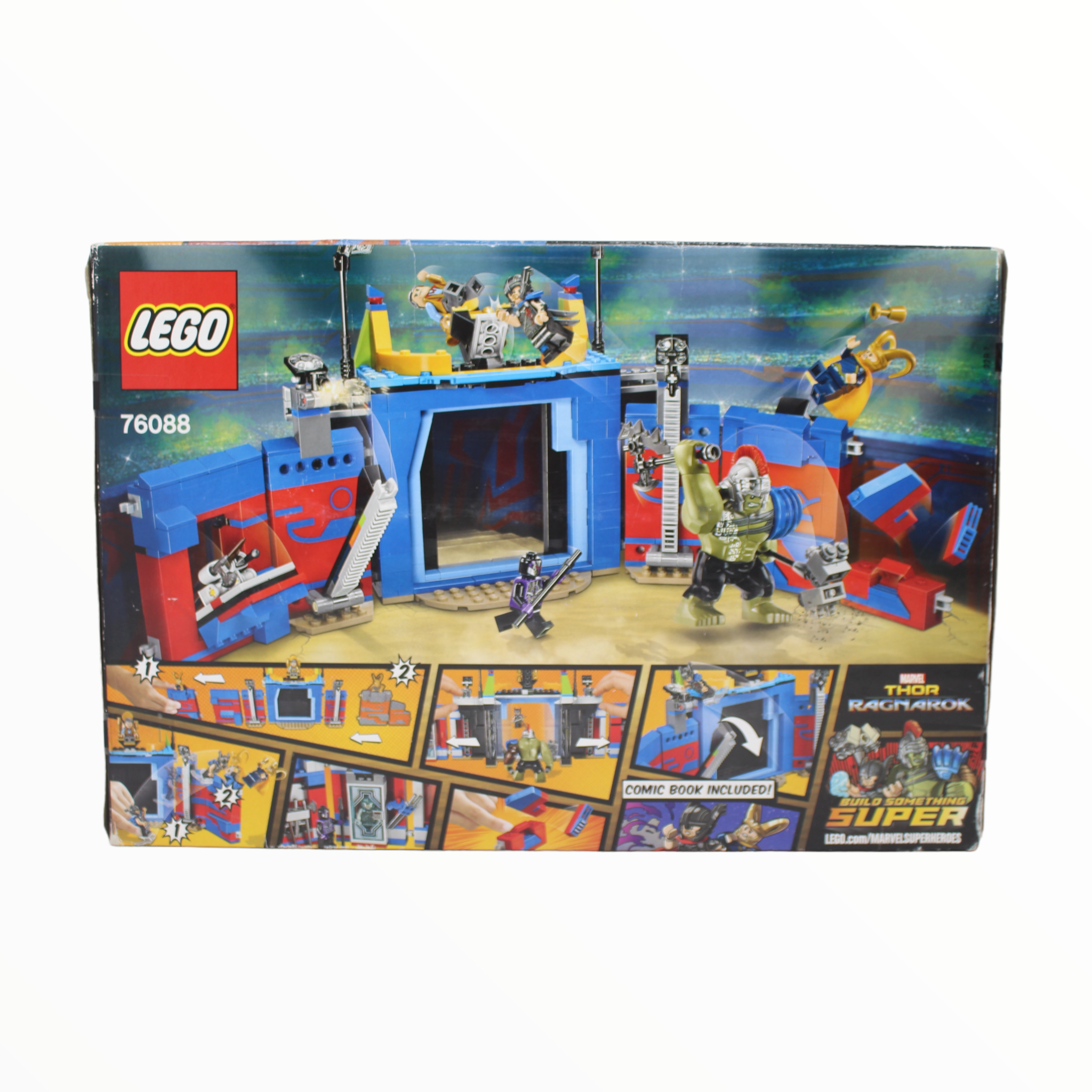 Retired Set 76088 Marvel Super Heroes Thor vs. Hulk: Arena Clash