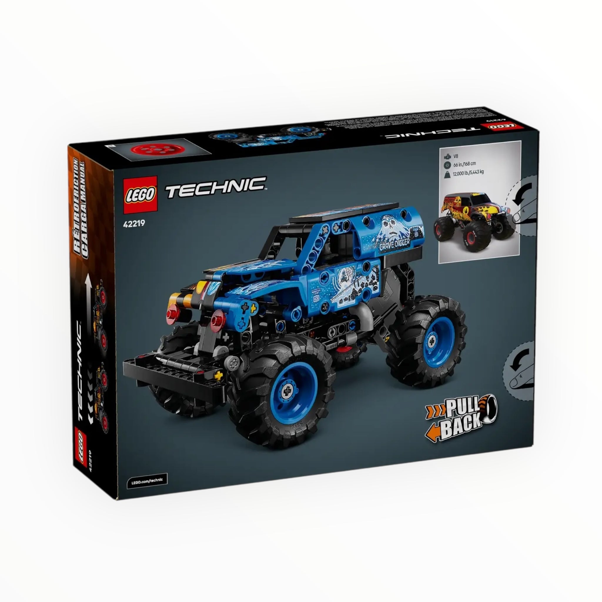 42219 Technic Monster Jam Grave Digger Fire and Ice