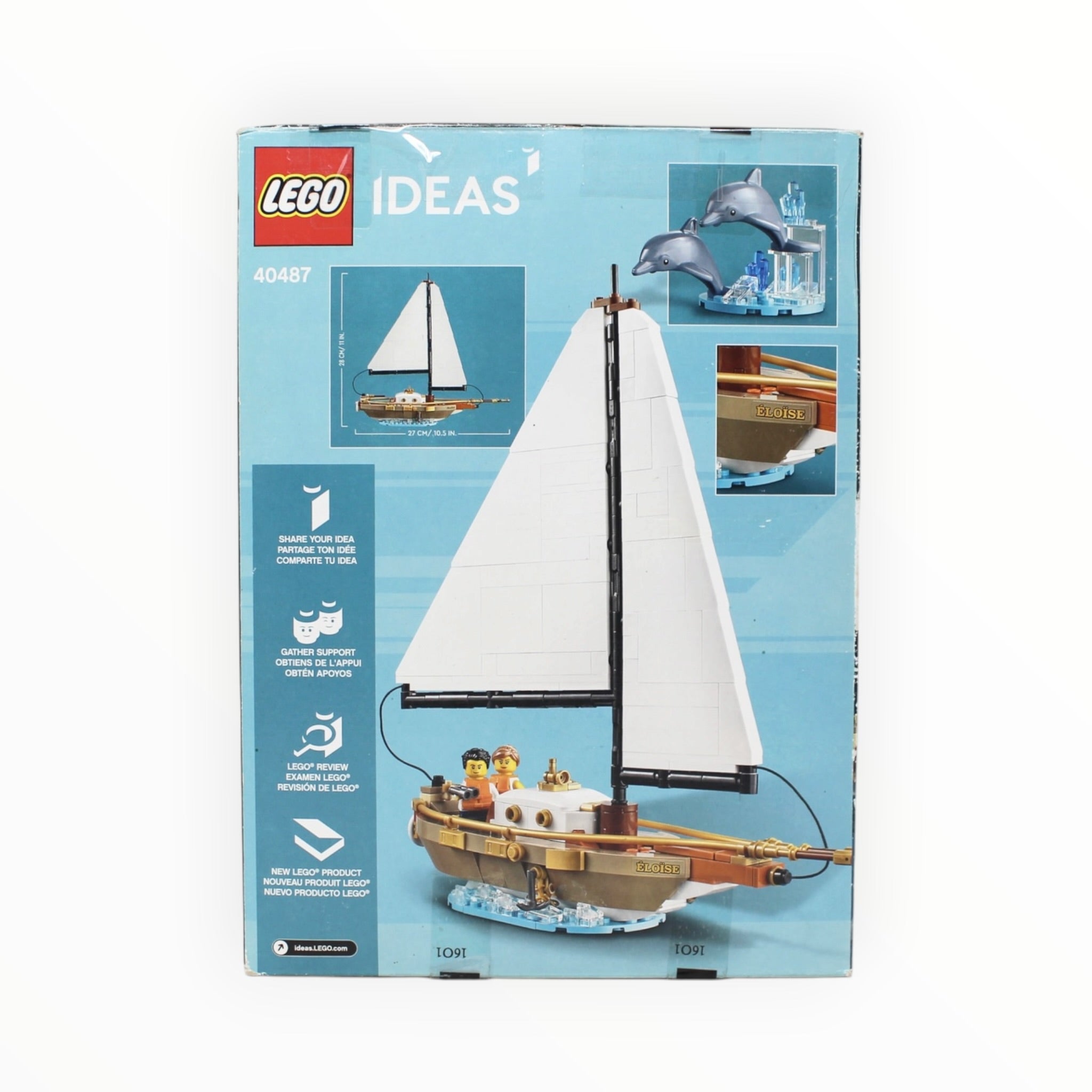 Certified Used Set 40487 LEGO Ideas Sailboat Adventure (open box, sealed bags)