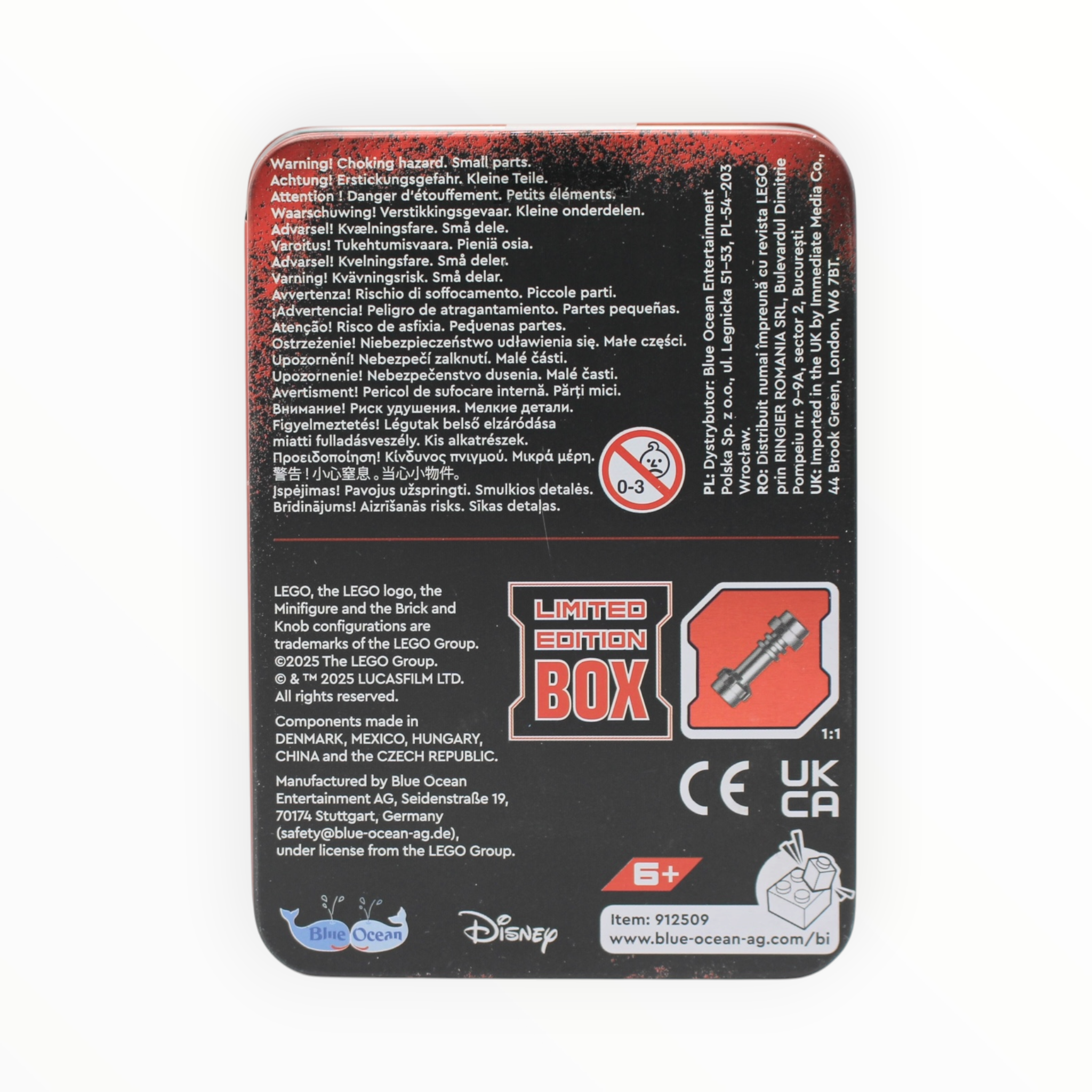 Metal Box 912509 Star Wars Darth Maul