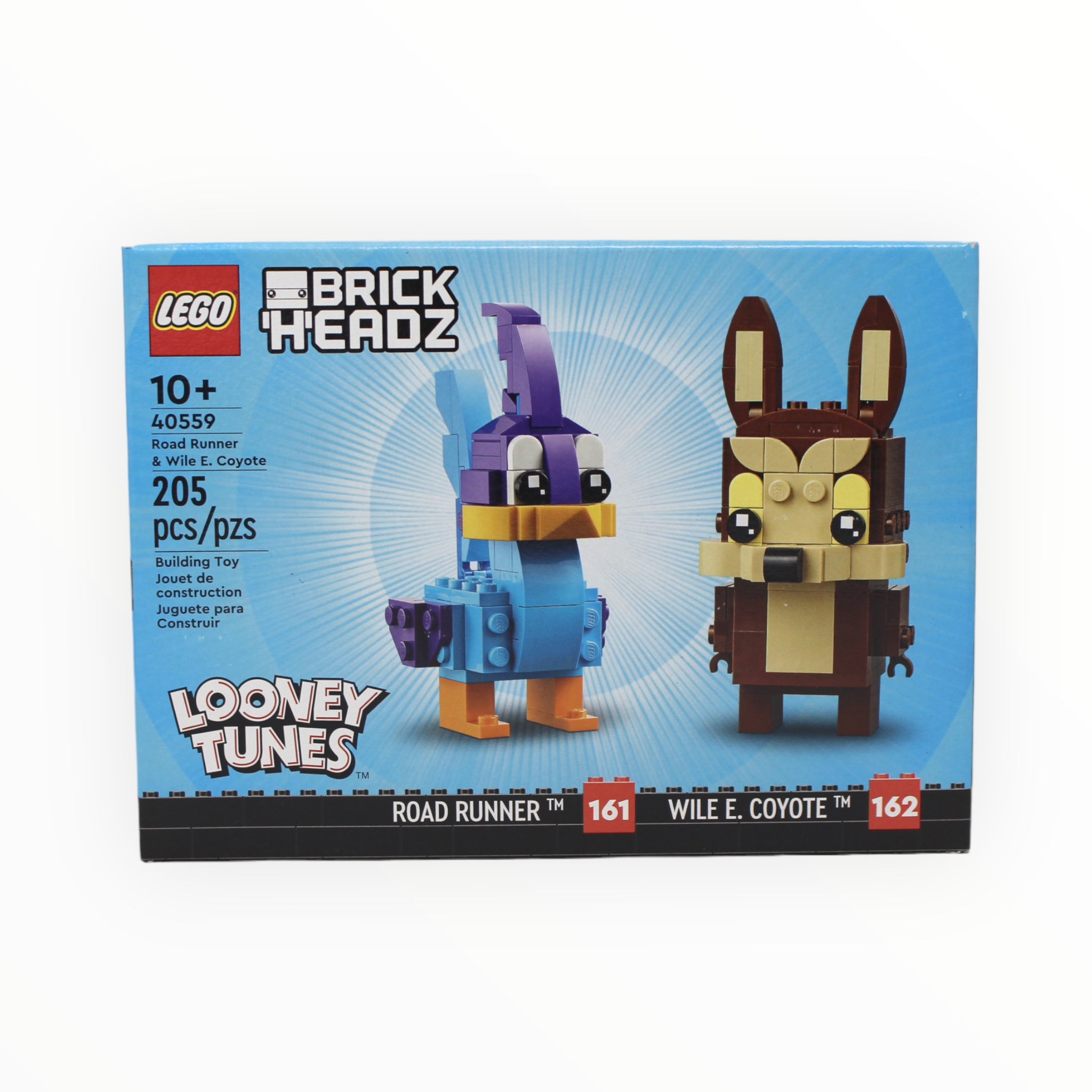 Retired Set 40559 Looney Tunes BrickHeadz Road Runner & Wile E. Coyote