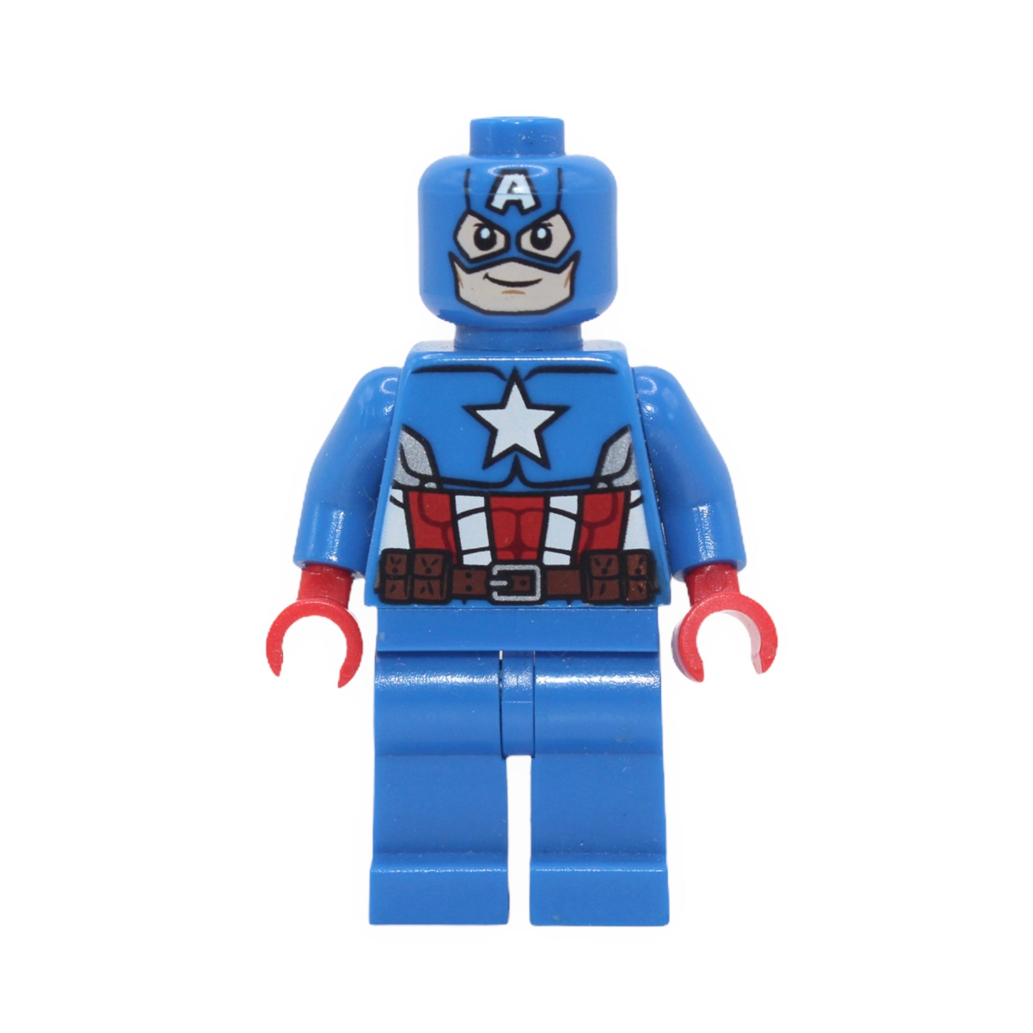Captain America (blue suit, brown belt, 2014)