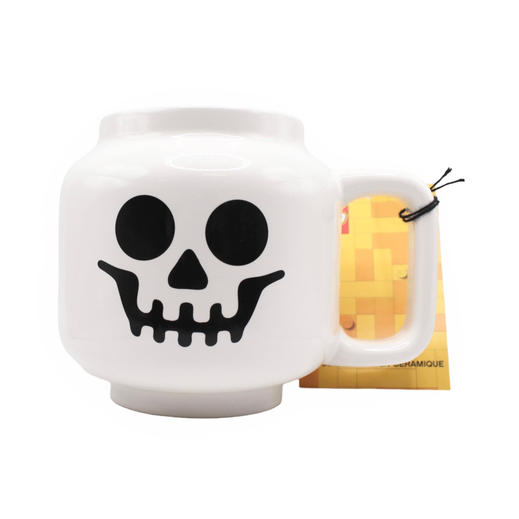 Large Ceramic Skeleton Mug