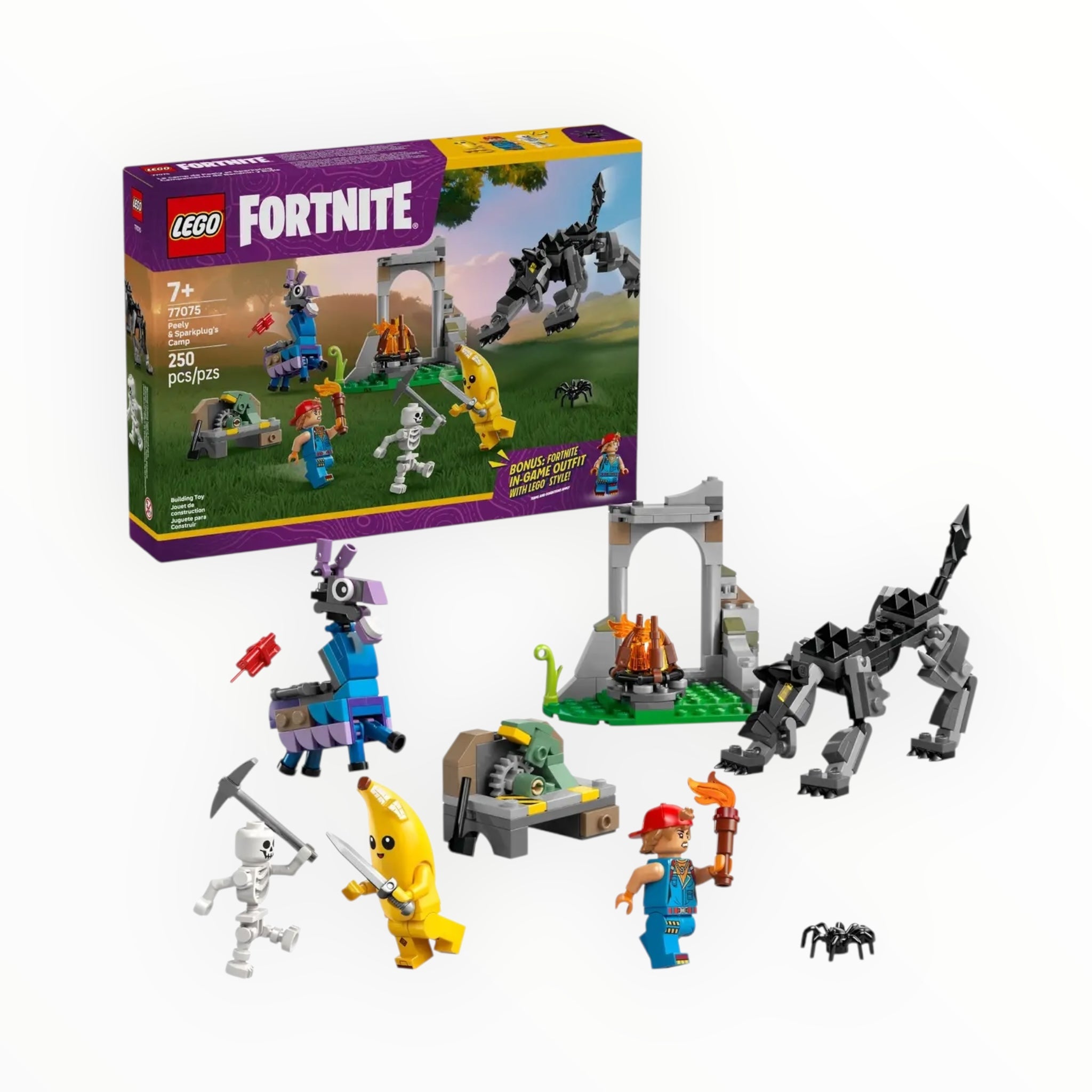 77075 Fortnite Peely & Sparkplug’s Camp