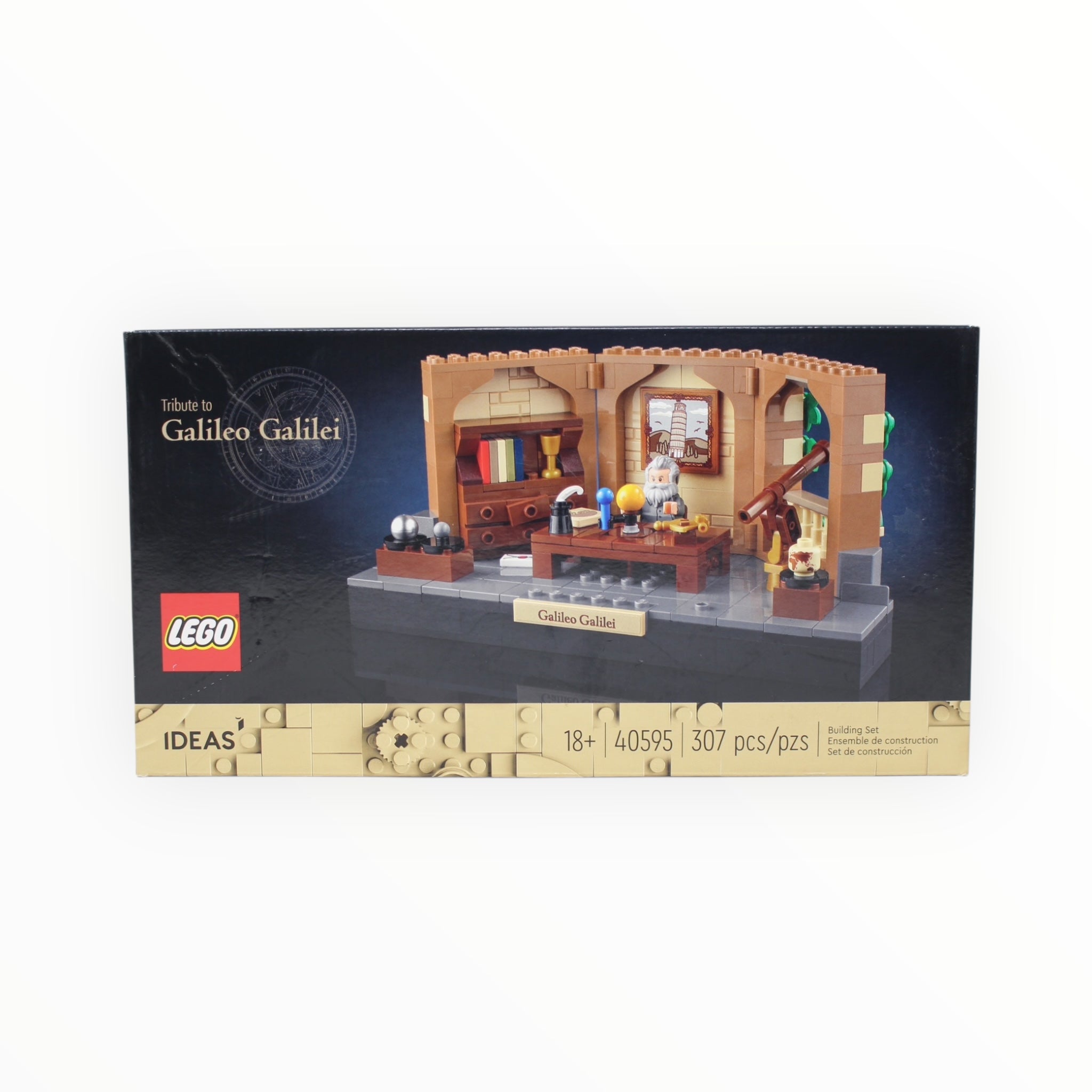 Retired Set 40595 LEGO Idead Tribute to Galileo Galilei (slight box damage)