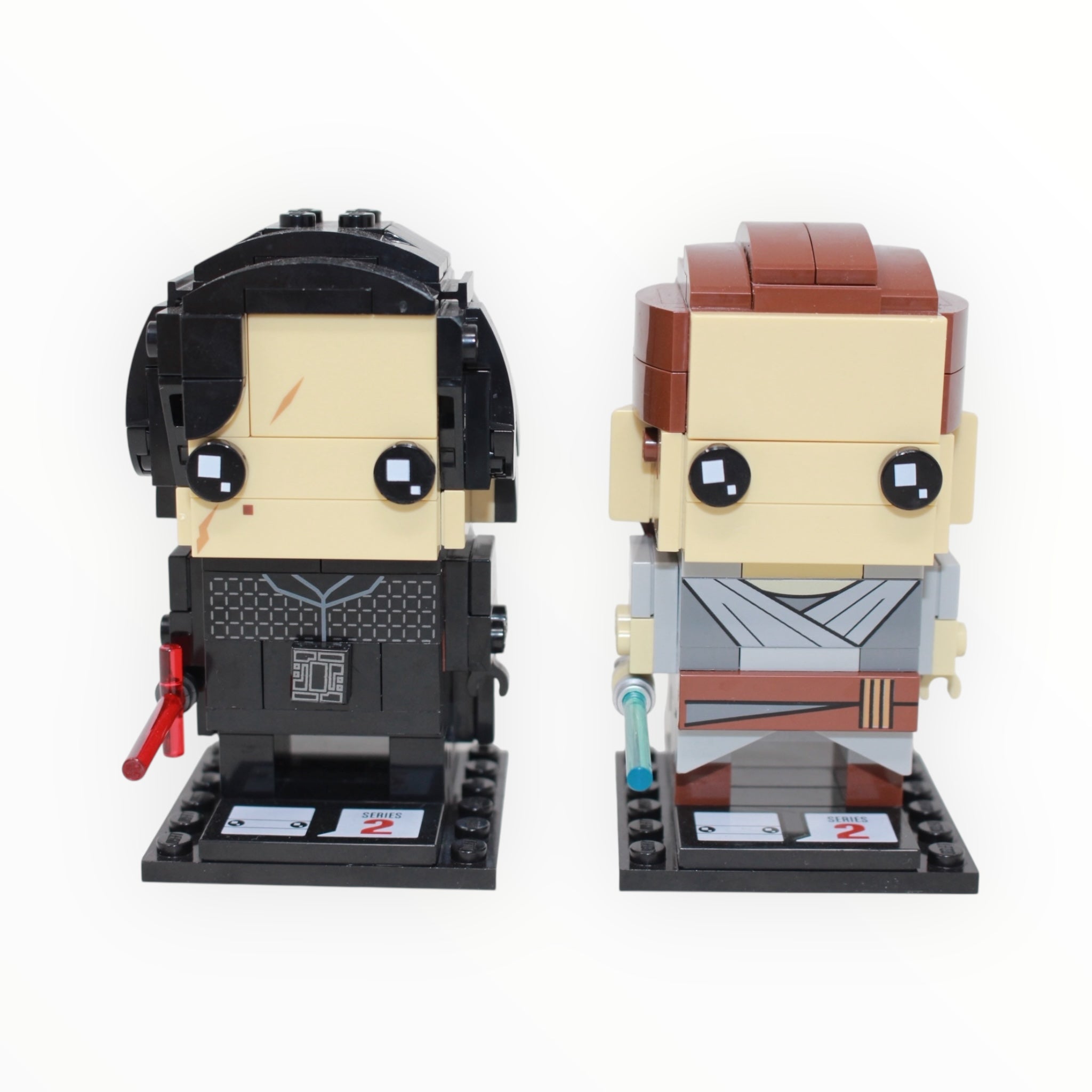 Used Set 41489 BrickHeadz Star Wars Rey & Kylo Ren
