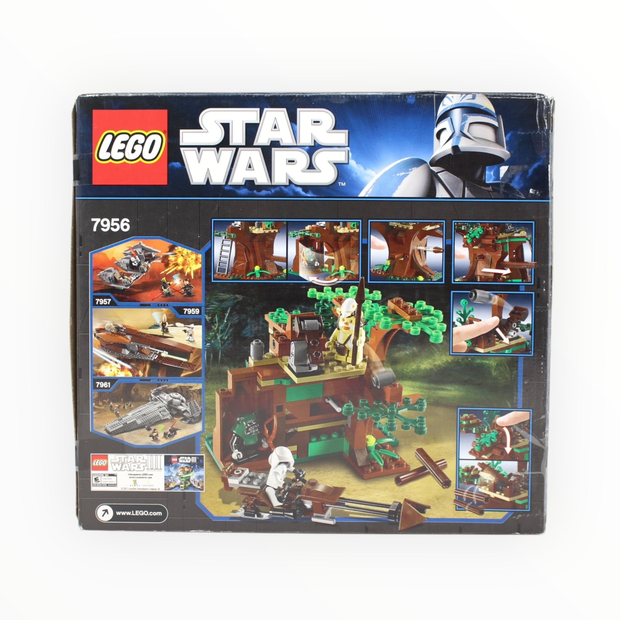 Certified Used Set 7956 Star Wars Ewok Attack (some bags sealed)