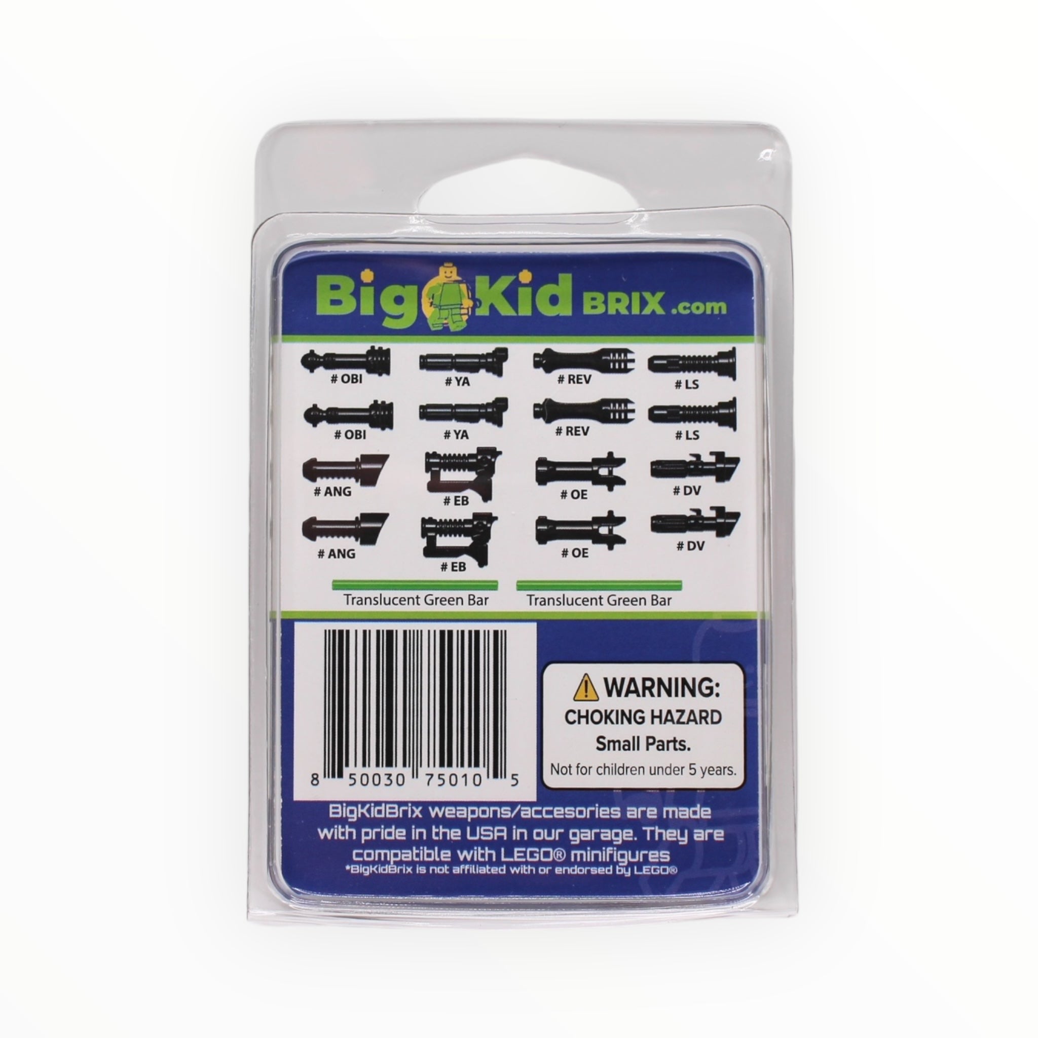 BigKidBrix Lightsabers Dual Hero Hilts - Black