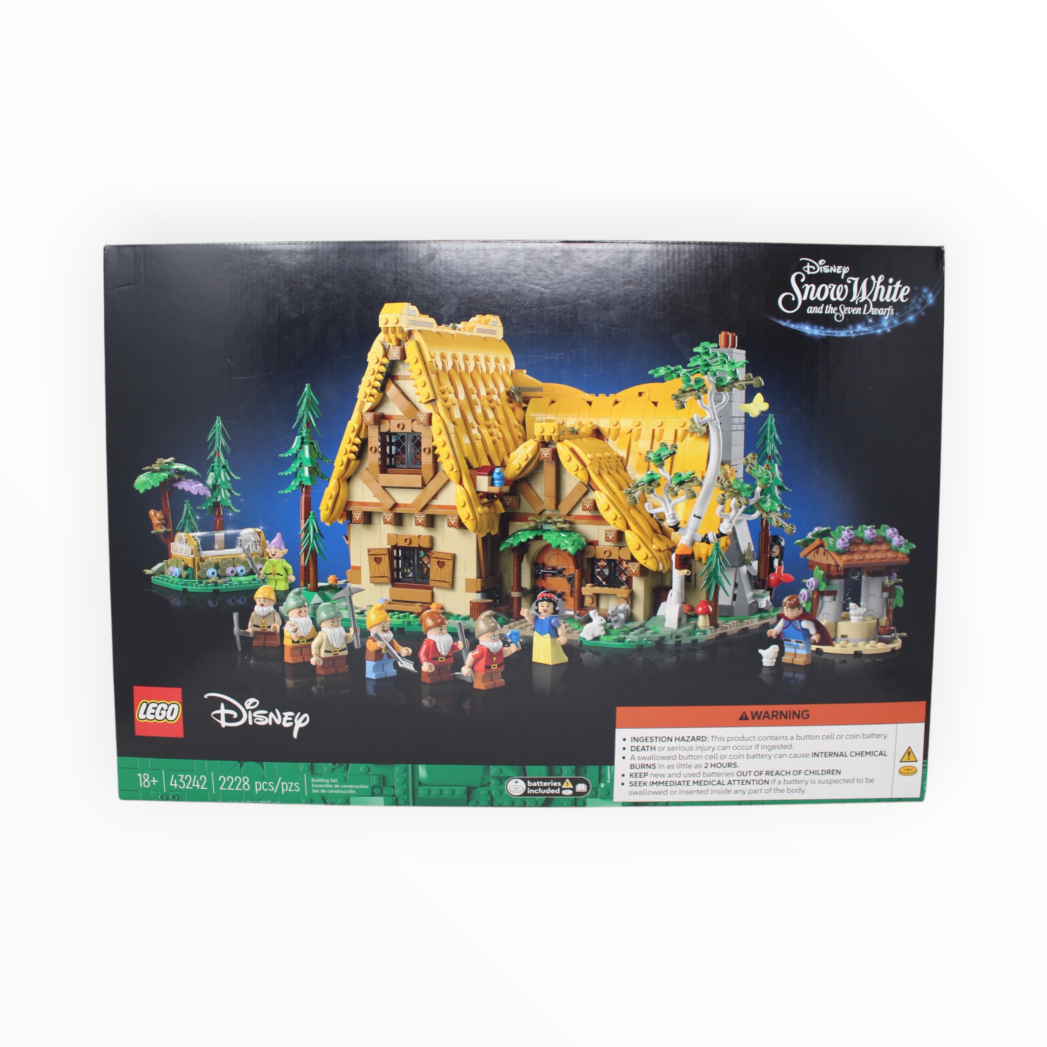 Certified Used Set 43242 Disney Snow White and the Seven Dwarfs' Cottage (open box, sealed bags, slight box damage)