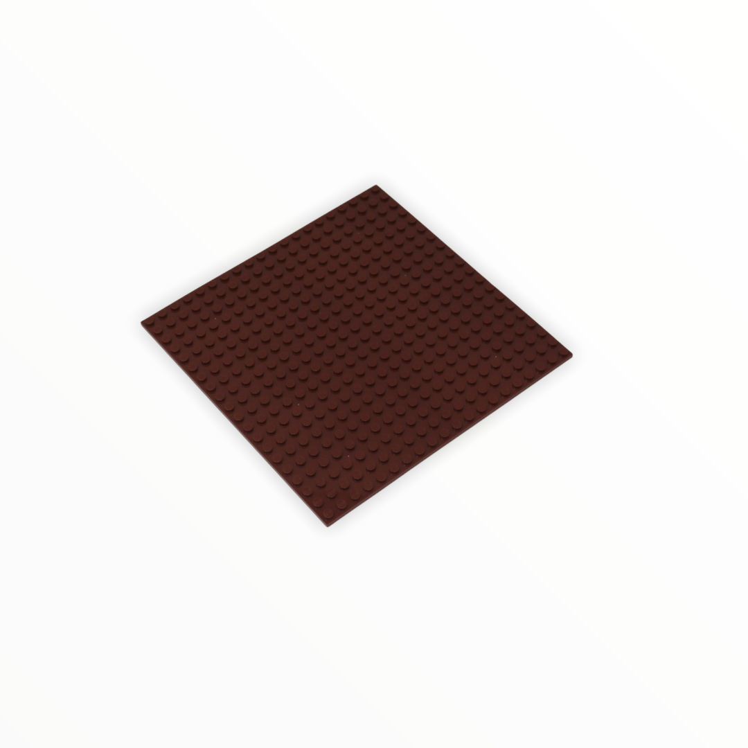 Brown LEGO® Compatible Baseplates 6x6