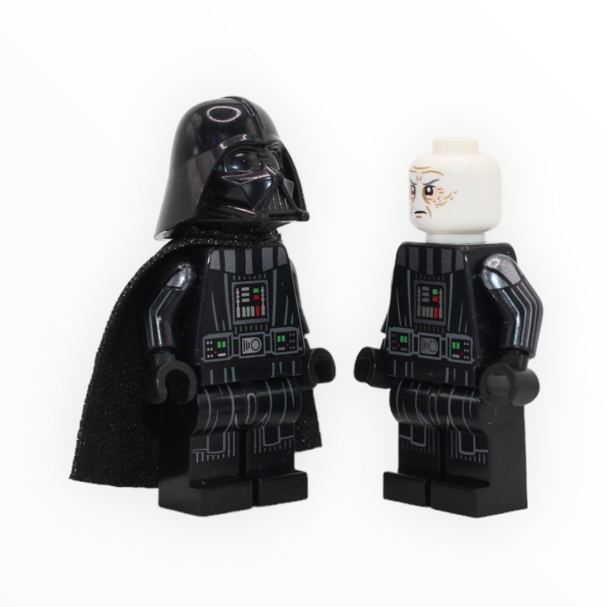 Darth Vader (type 2 helmet, spongy cape, printed arms, white head with frown, 2023)