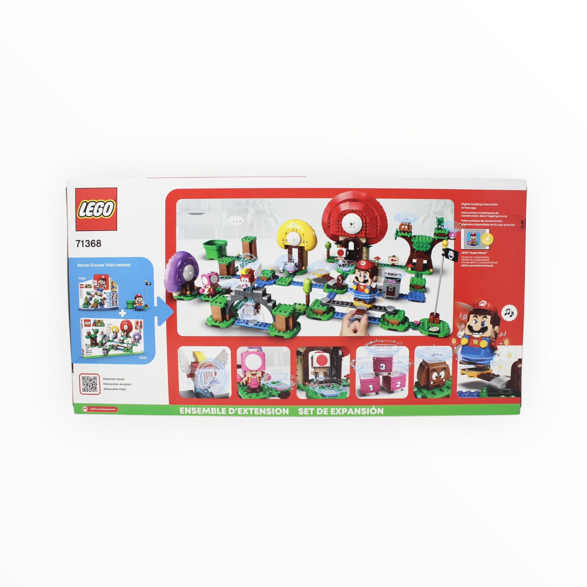 Retired Set 71368 Super Mario Toads Treasure Hunt Expansion Set