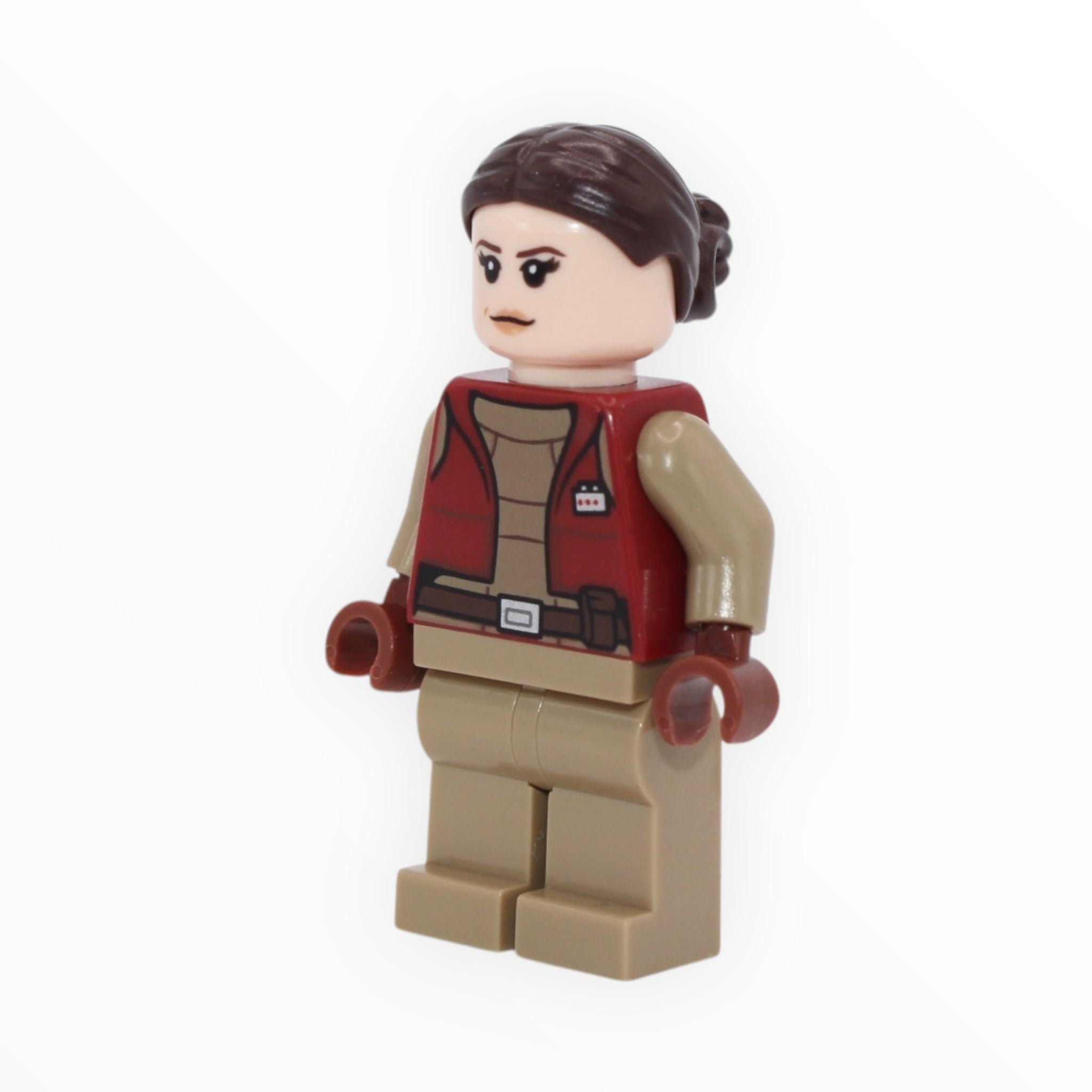 Senator Padmé Amidala (reddish brown hands, dark red vest, 2023)