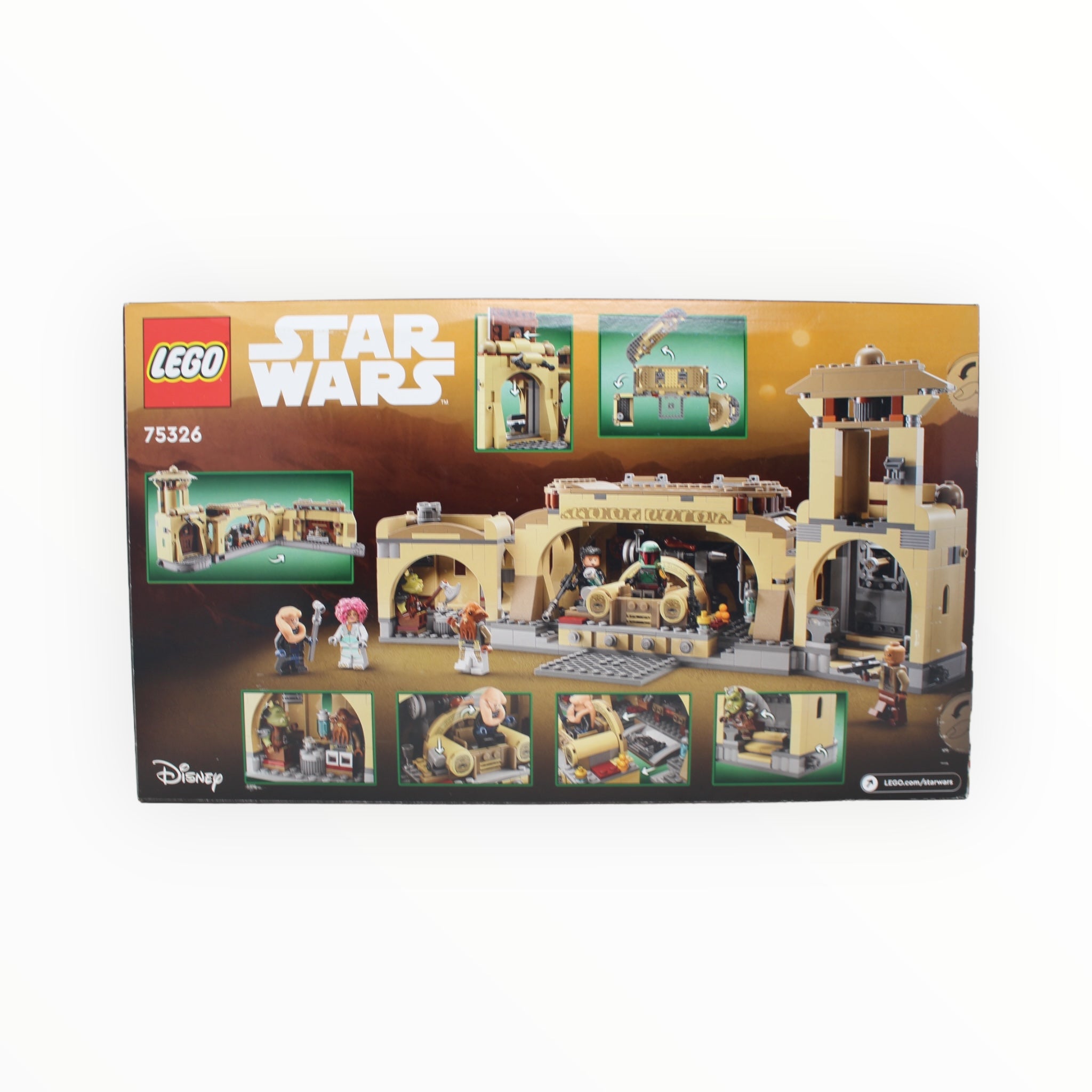 Retired Set 75326 Star Wars Boba Fett’s Throne Room