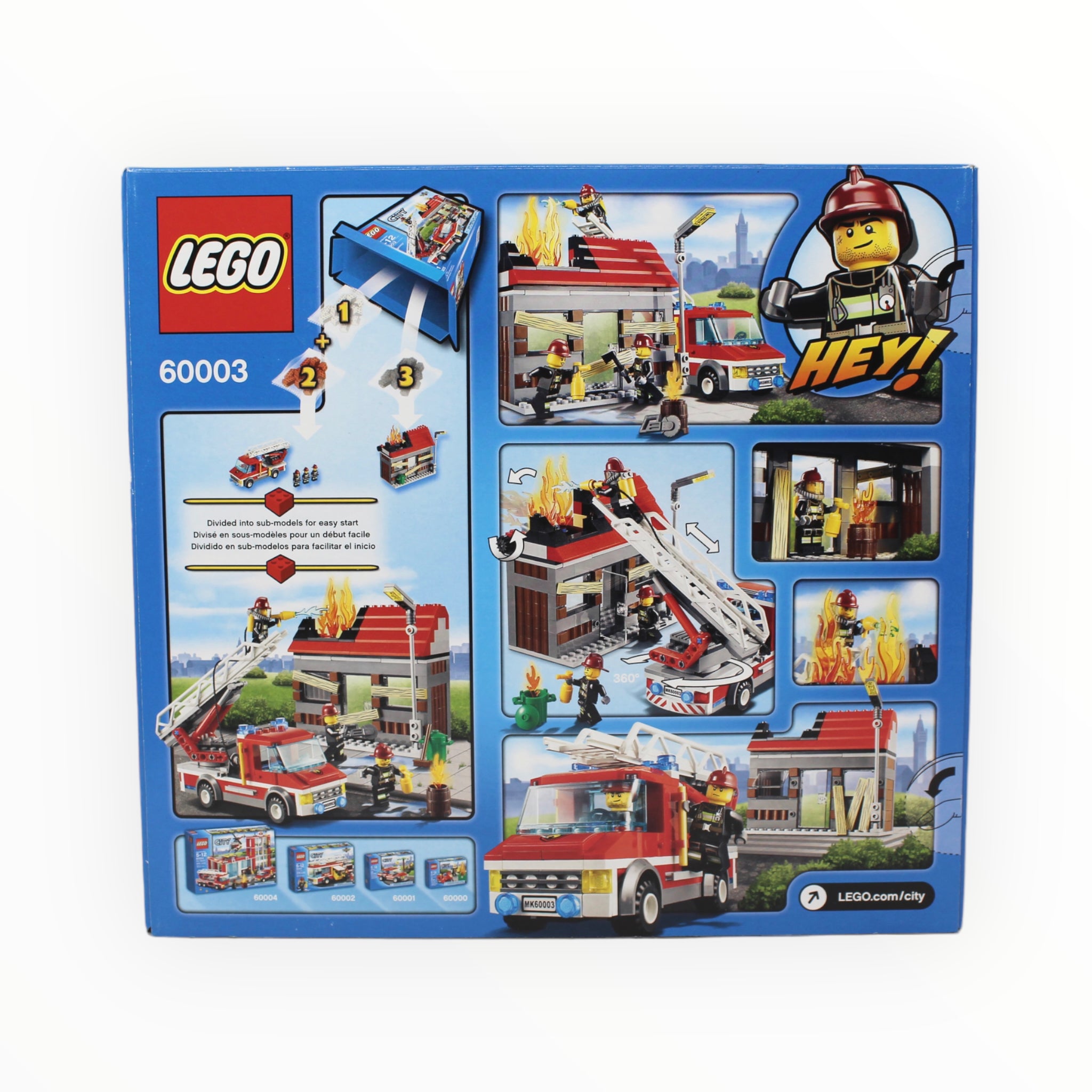 Retired Set 60003 City Fire Emergency
